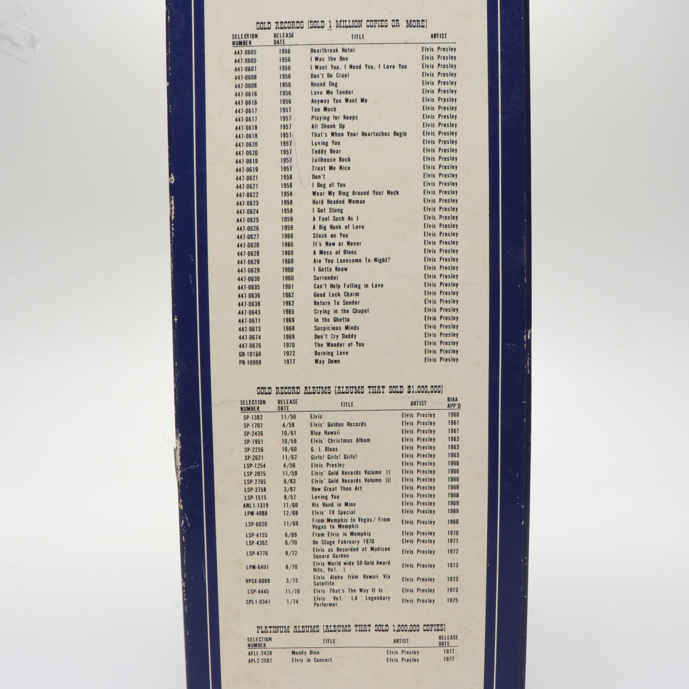 McCormick "Elvis" Porcelain Limited Edition Musical Decanter