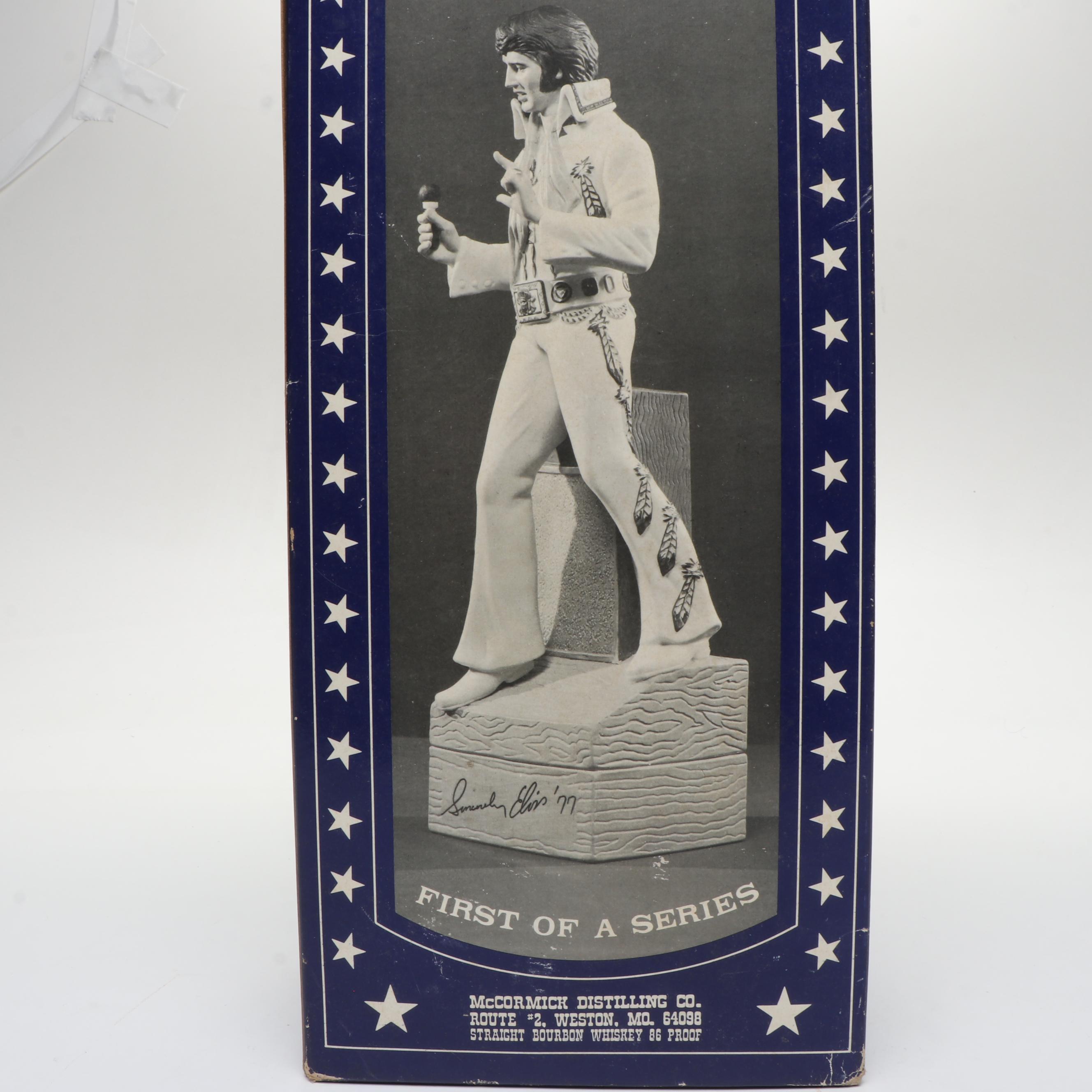 McCormick "Elvis" Porcelain Limited Edition Musical Decanter
