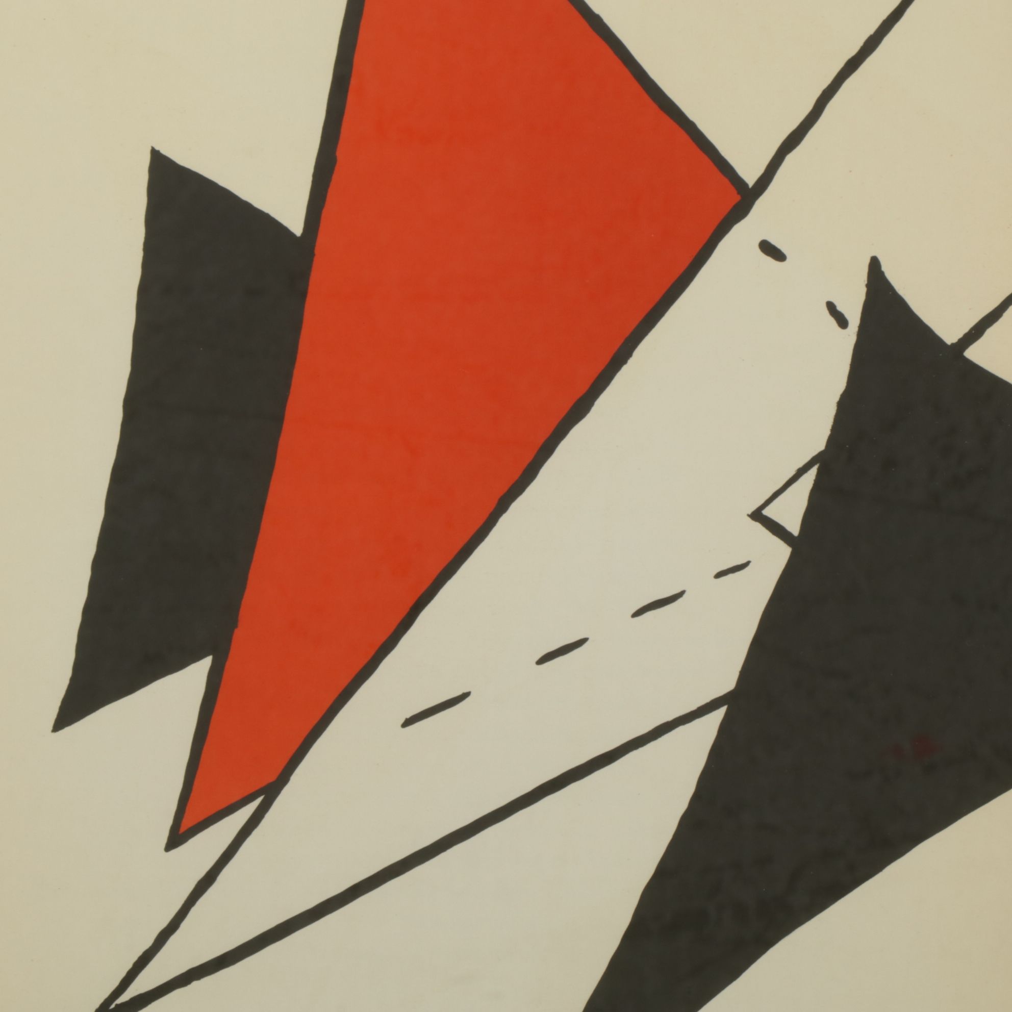 Alexander Calder Double-Page Color Lithograph for "Derrière le Miroir," 1963