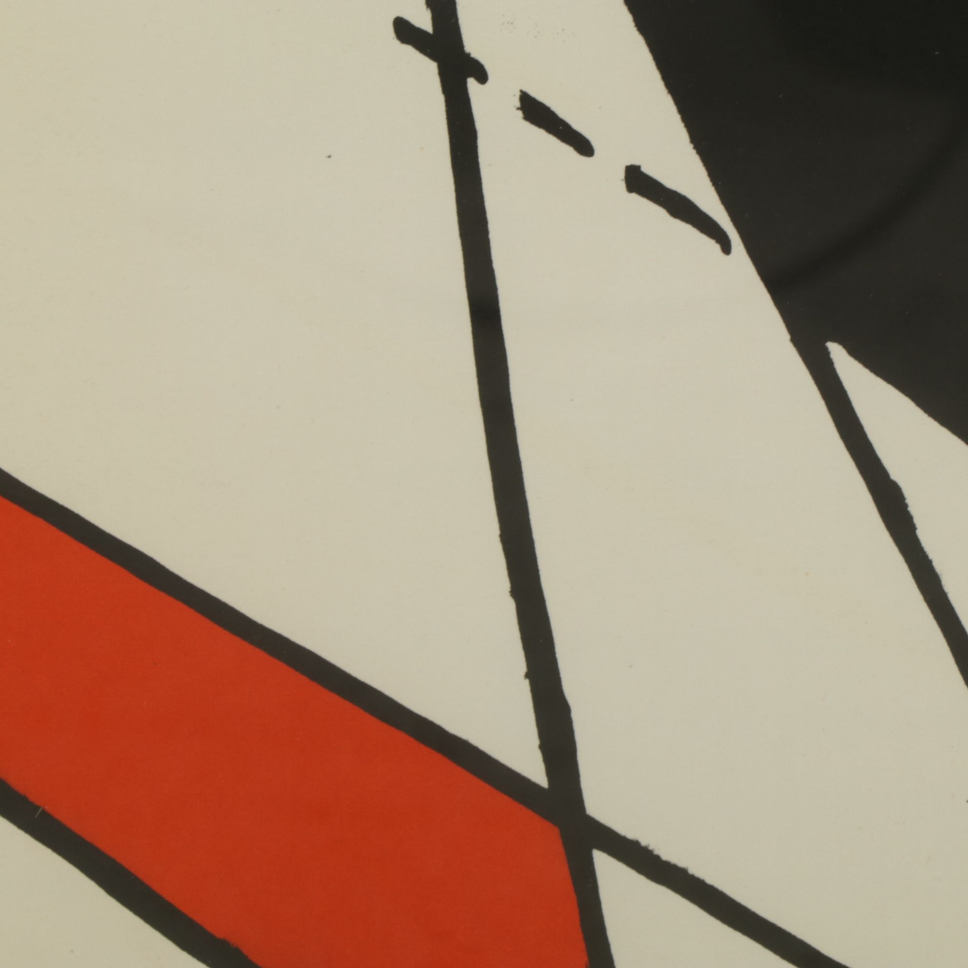 Alexander Calder Double-Page Color Lithograph for "Derrière le Miroir," 1963