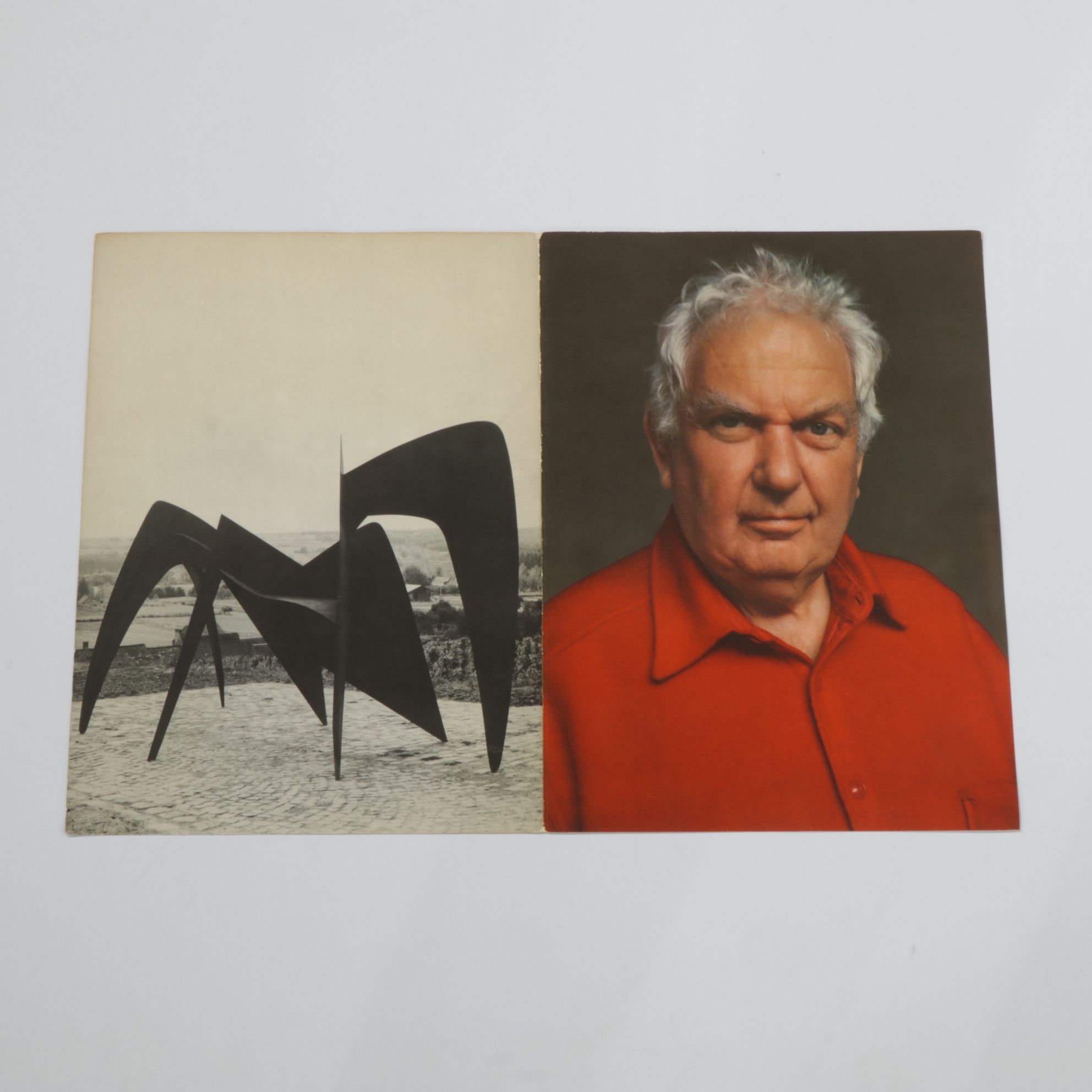 Alexander Calder Double-Page Color Lithograph for "Derrière le Miroir," 1963