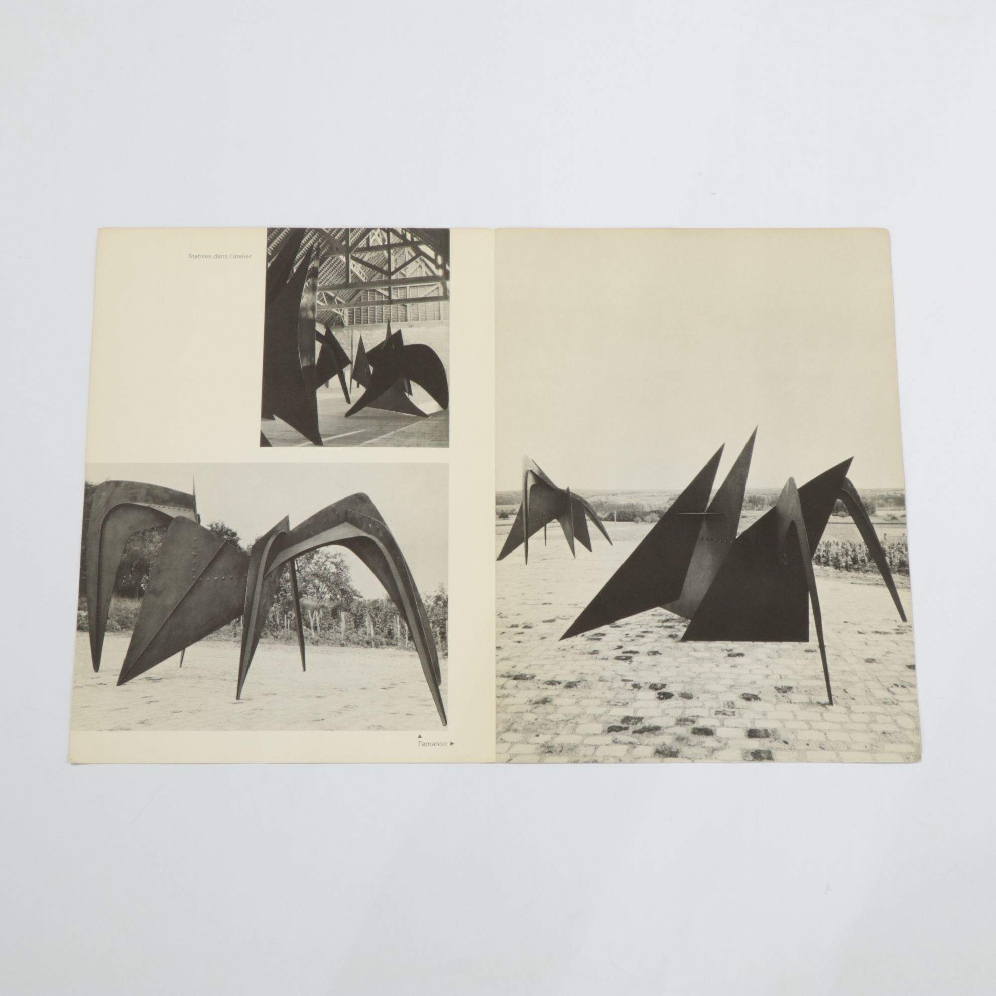 Alexander Calder Double-Page Color Lithograph for "Derrière le Miroir," 1963