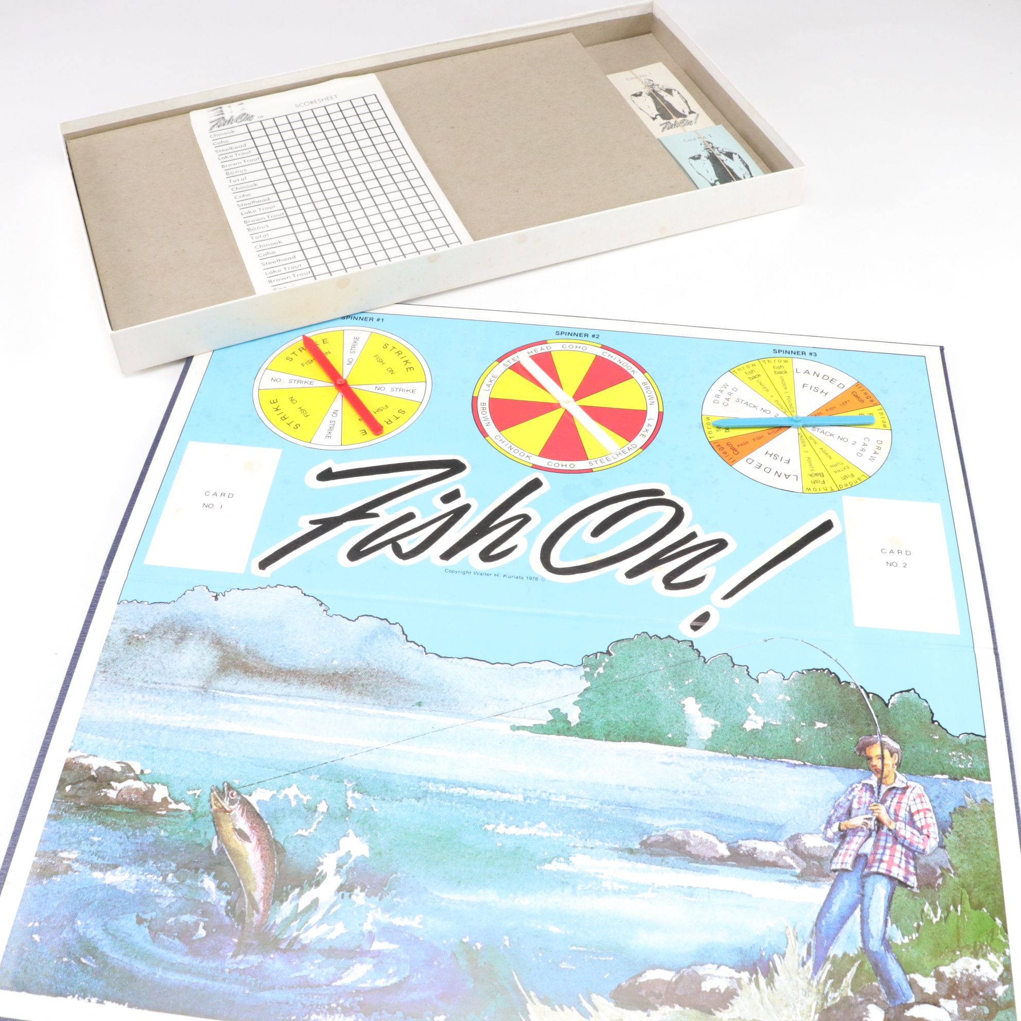 "Fish On!", "Yacht Race", and Other Sailing and Fishing Board Games