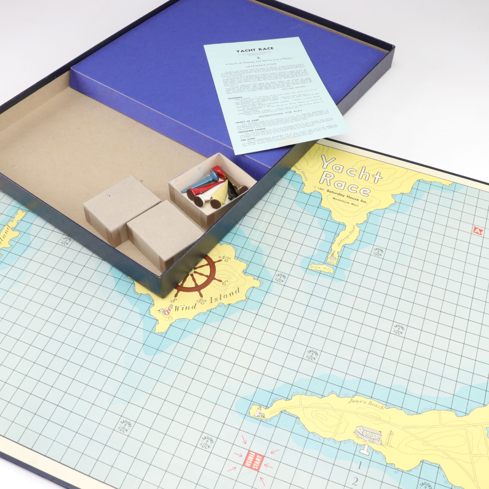 "Fish On!", "Yacht Race", and Other Sailing and Fishing Board Games