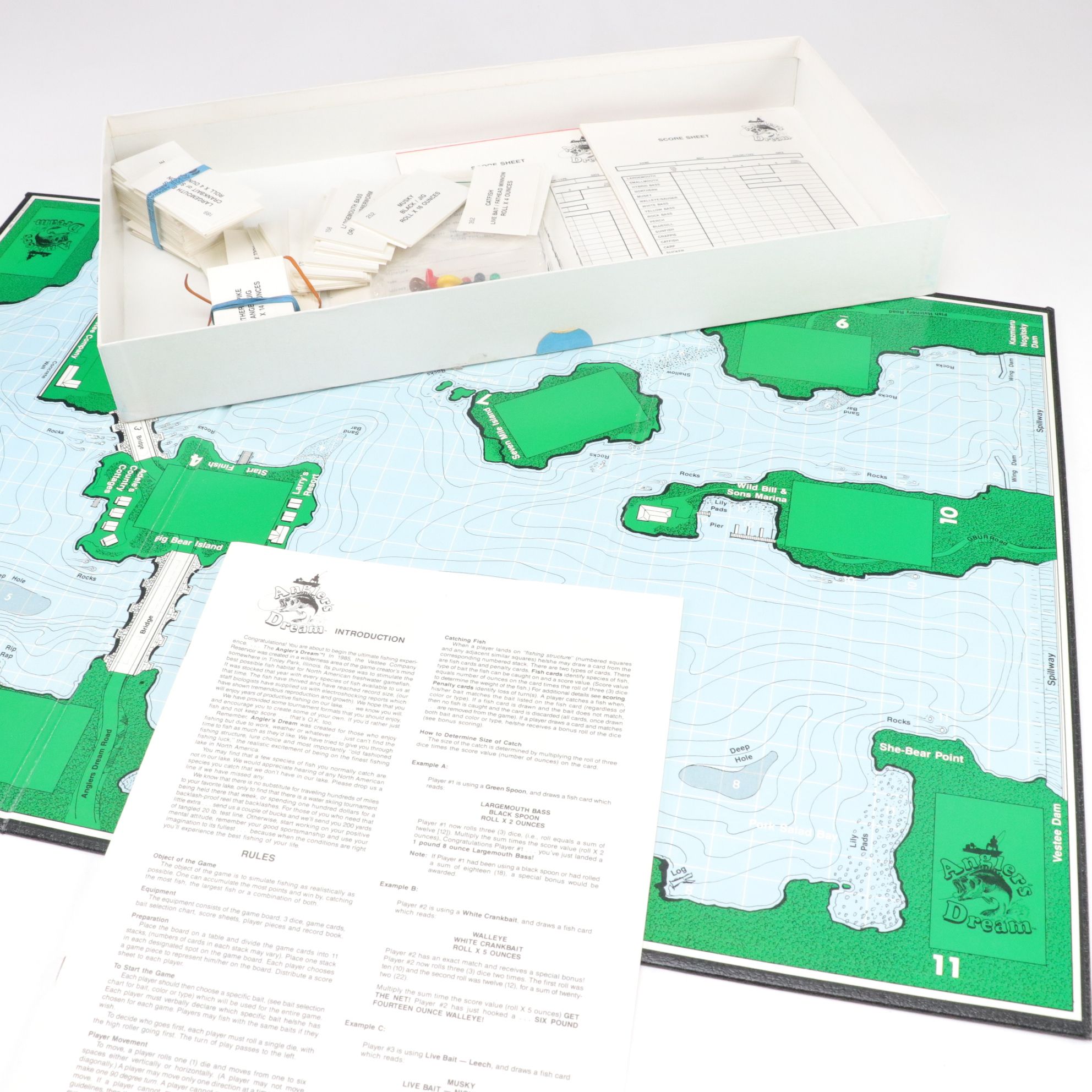 "Fish On!", "Yacht Race", and Other Sailing and Fishing Board Games