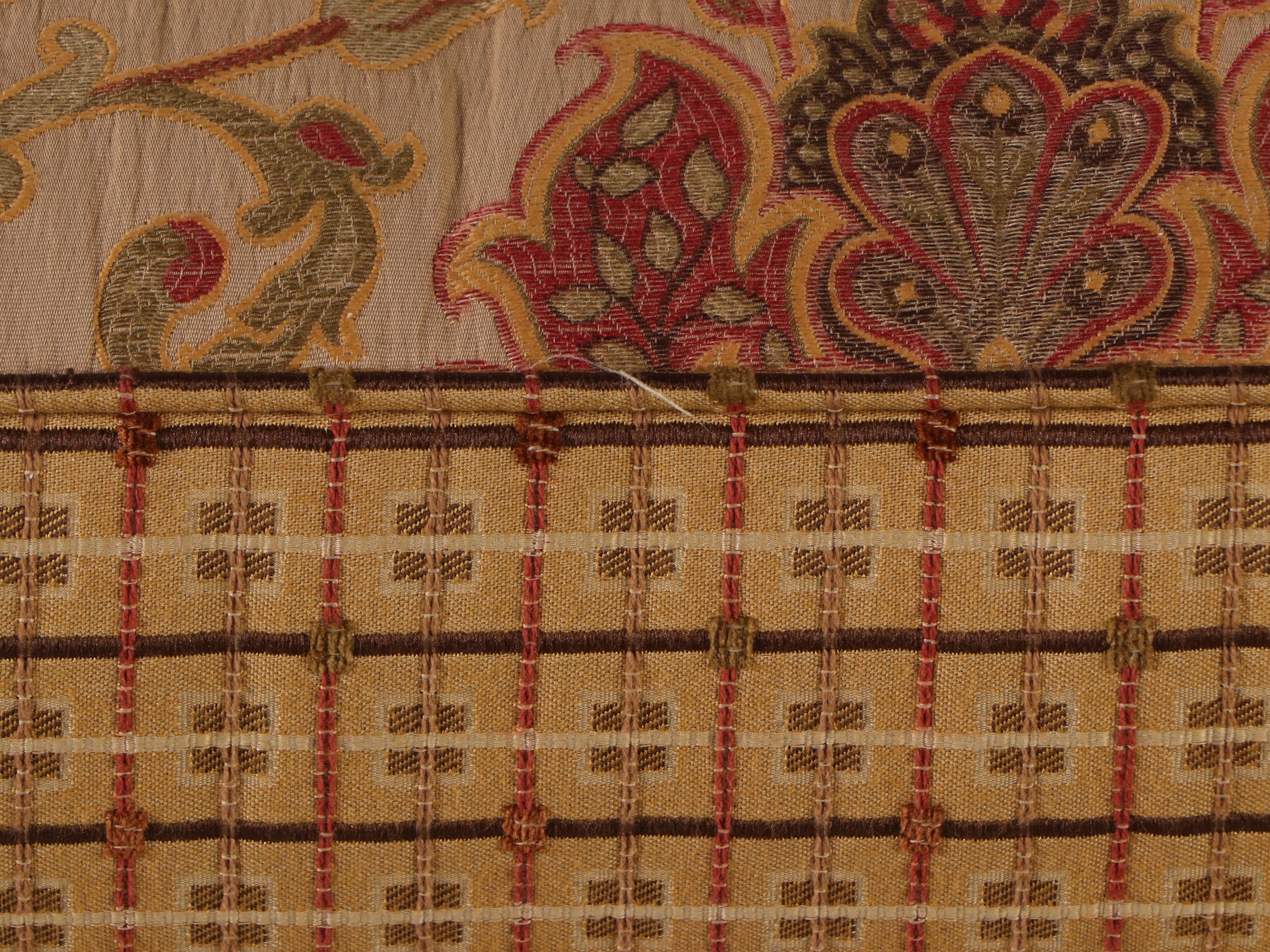 CR Laine Floral Upholstered Loveseat and Ottoman