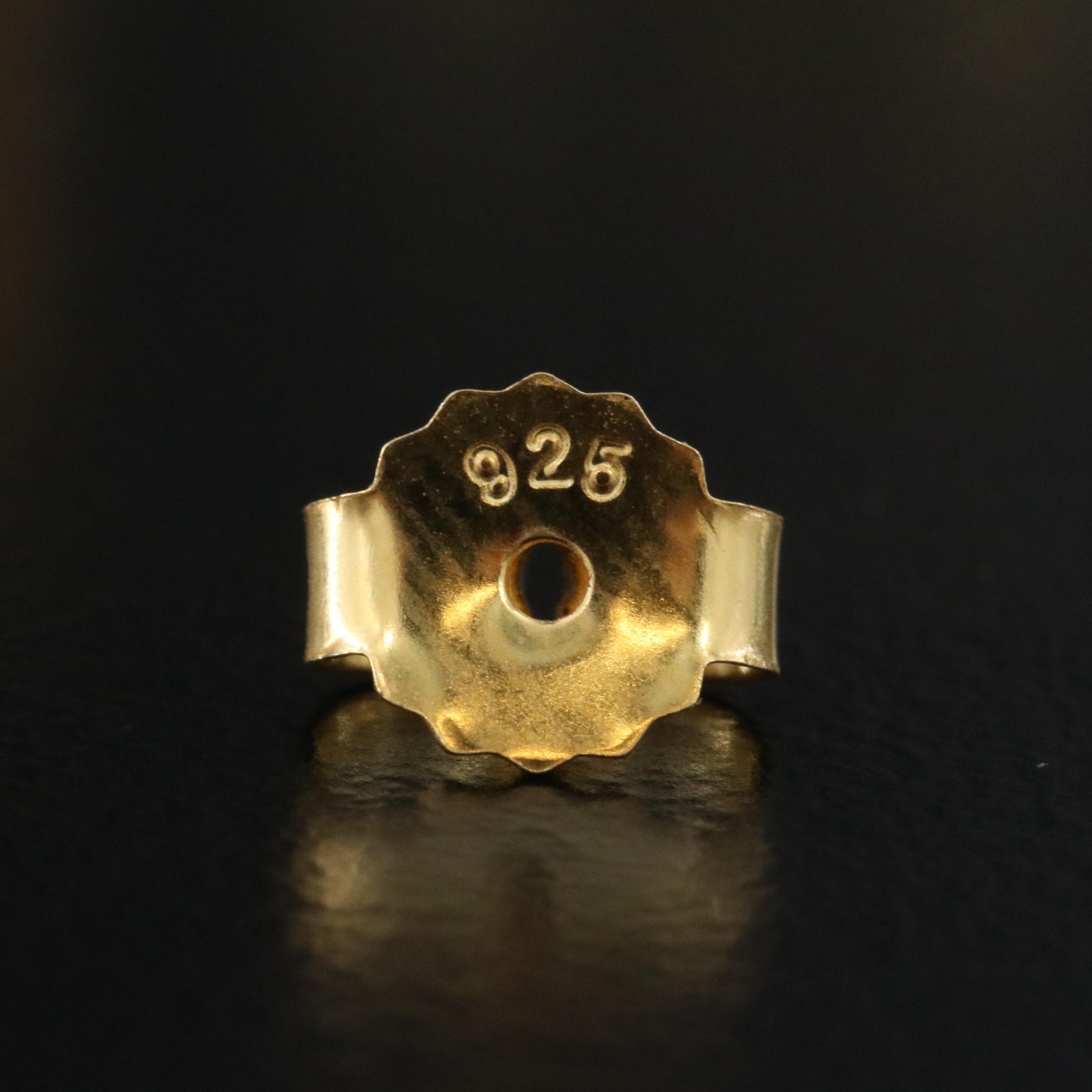 Sterling Ruby and Emerald Earrings