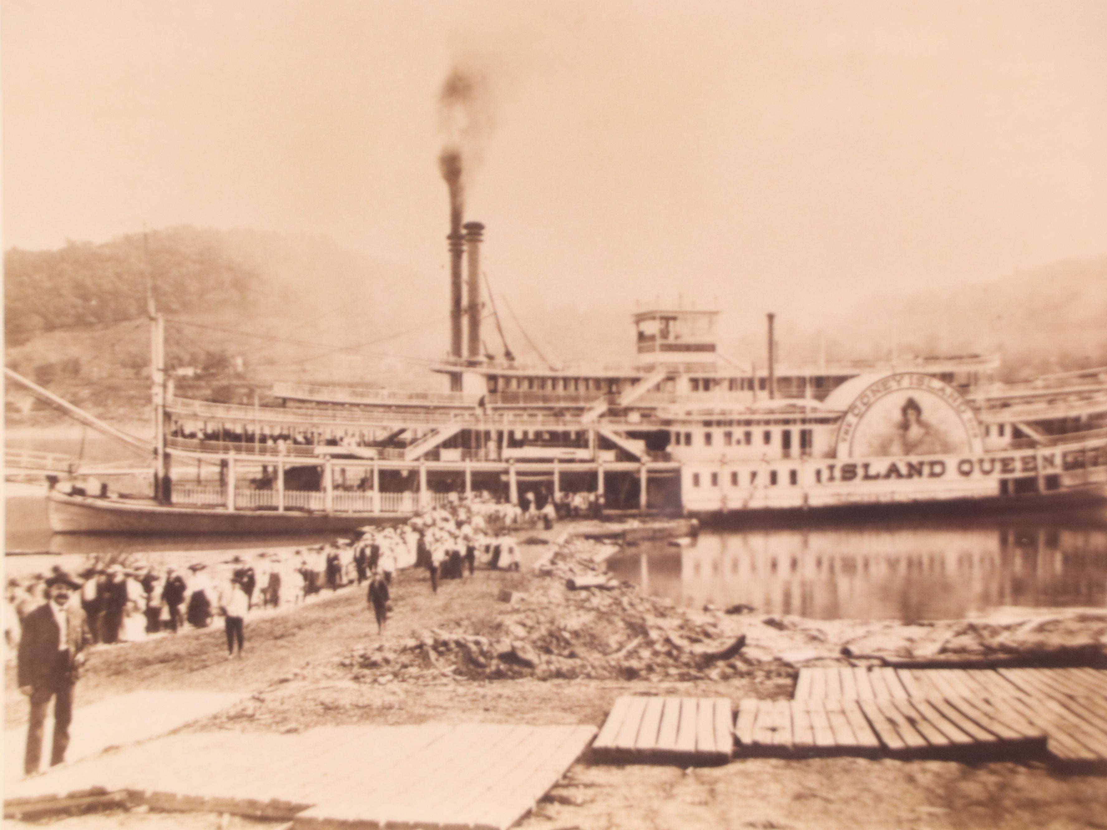 Two Sepia Photographs of Early Cincinnati Scenes, Circa 2010