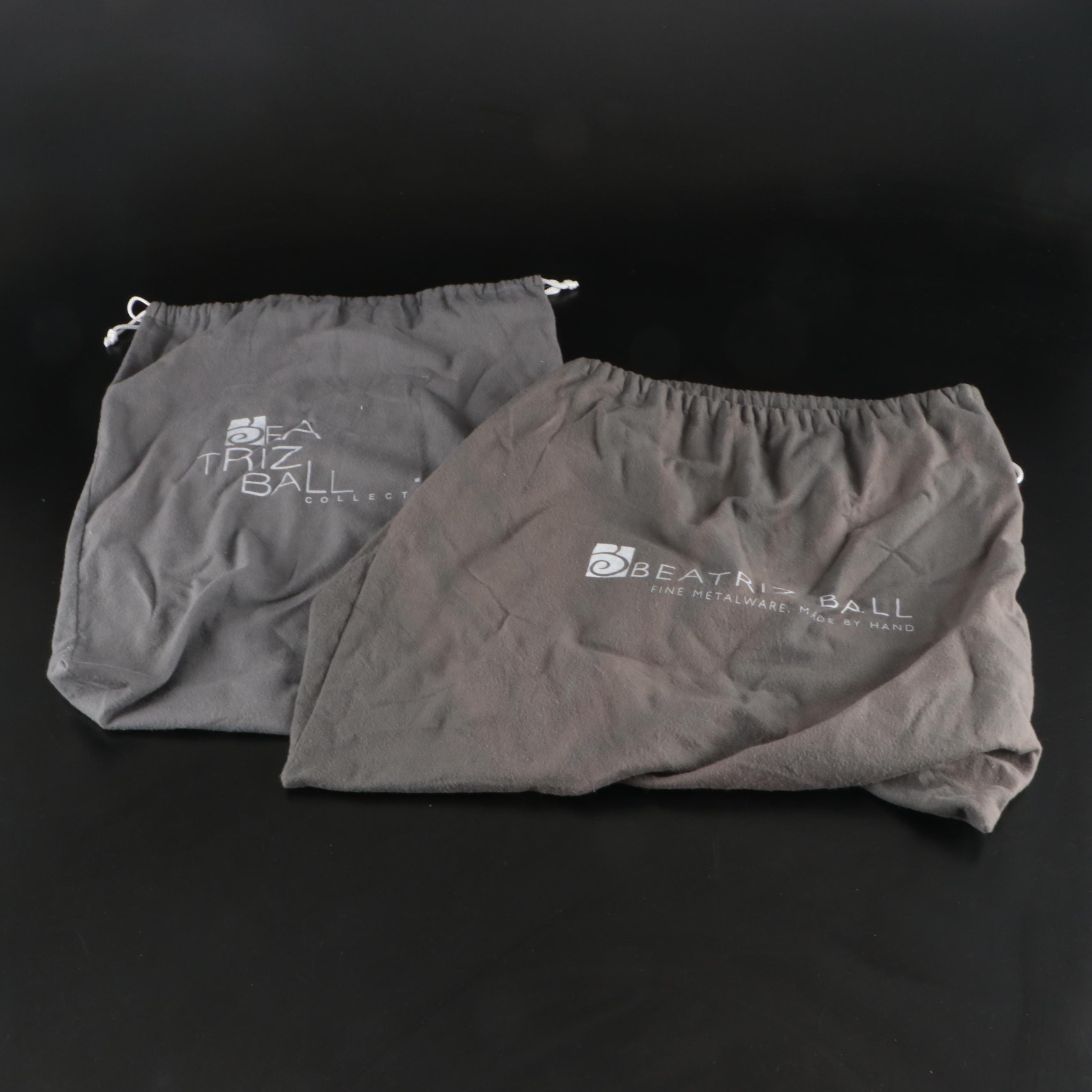 Beatriz Ball Abstract Metal Bowls