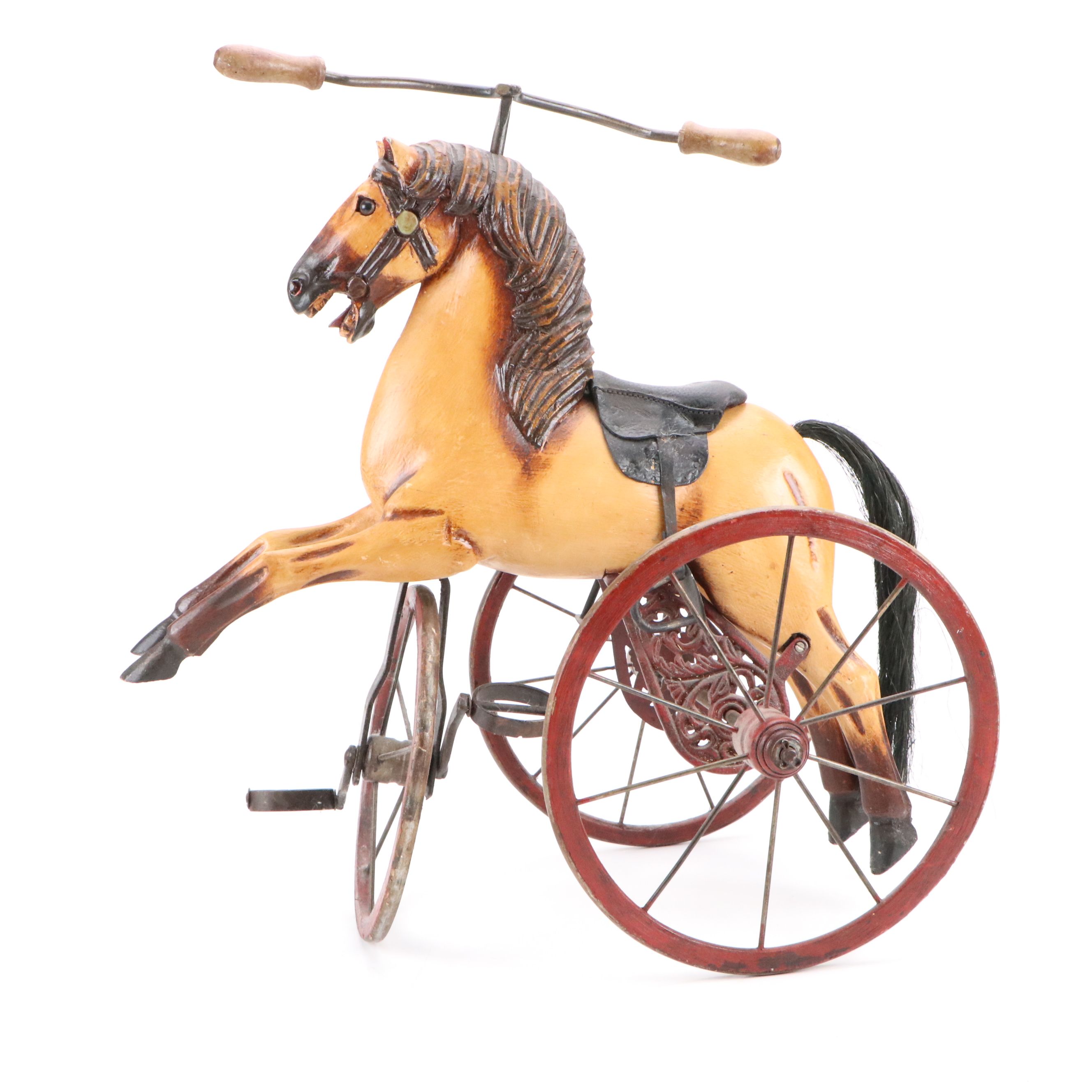 Vintage Carousel Style Horse Tricycle