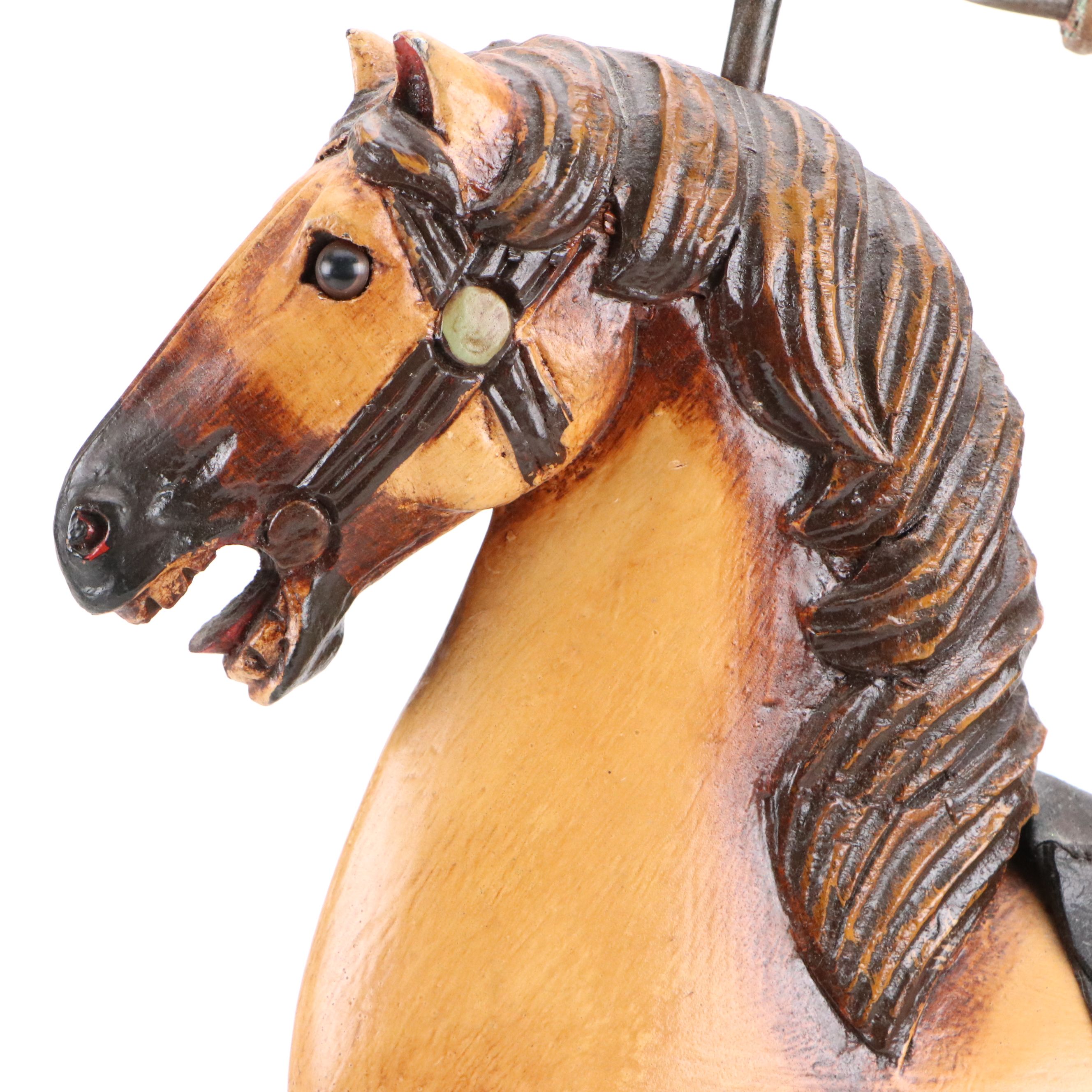 Vintage Carousel Style Horse Tricycle