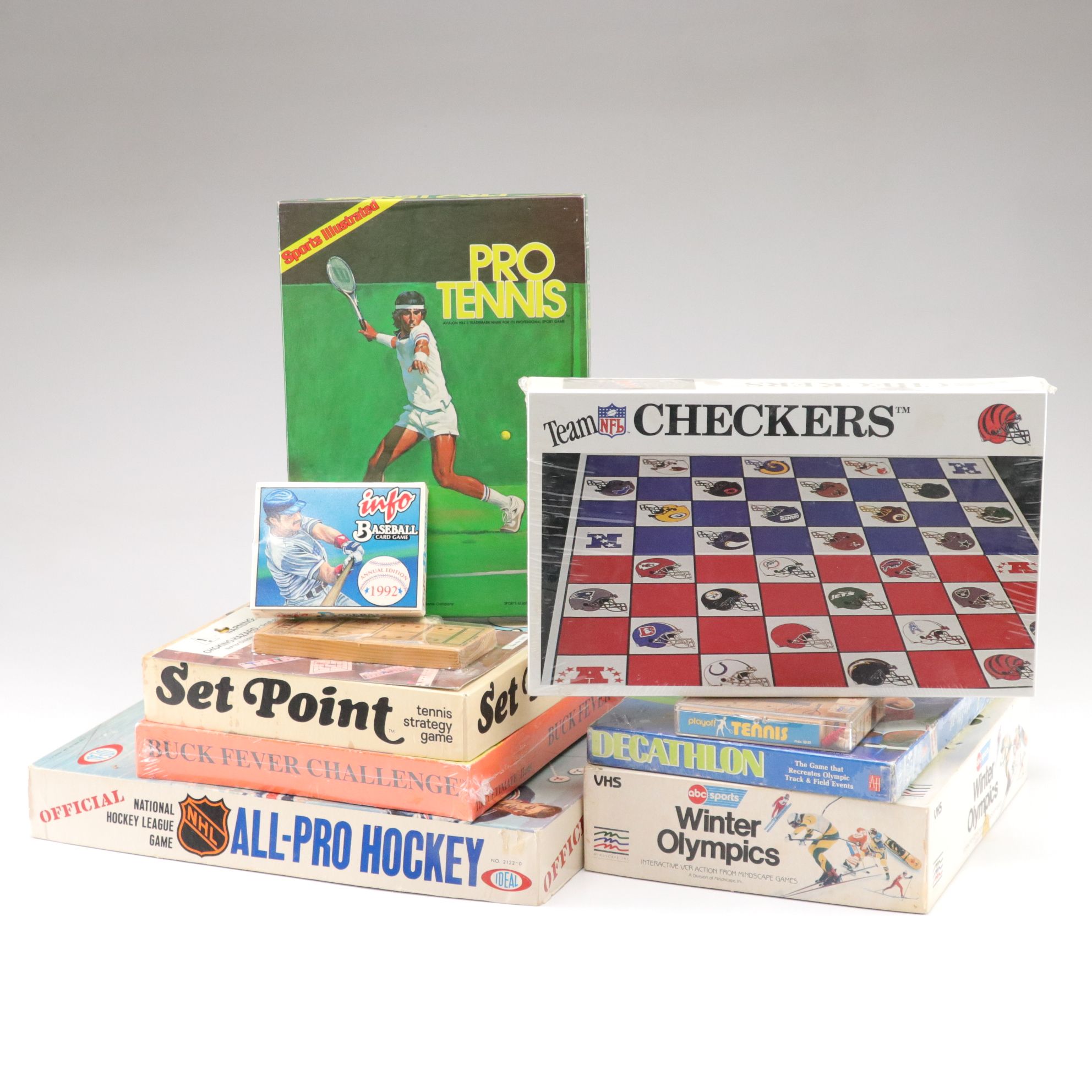 "All-Pro Hockey", "Pro Tennis", and More Board Games