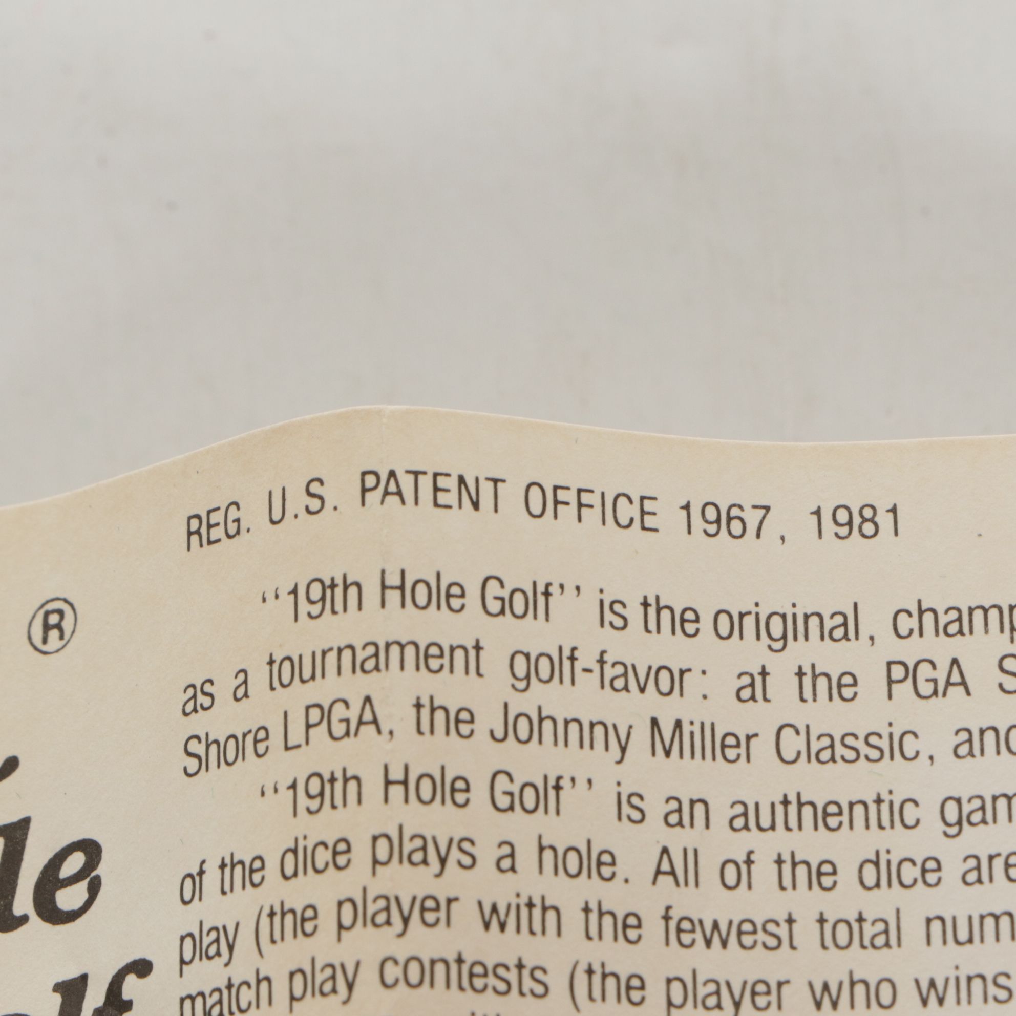 "Go For the Green" and "Fore" with "Break Par" and More Golf Games, Late 20th C.