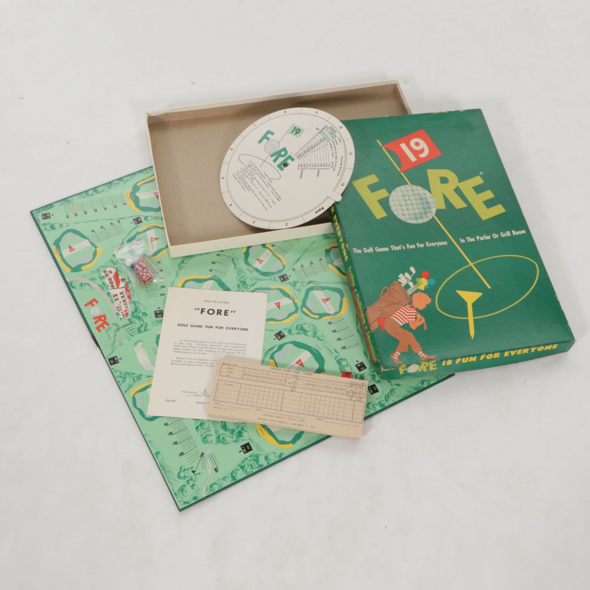 "Go For the Green" and "Fore" with "Break Par" and More Golf Games, Late 20th C.