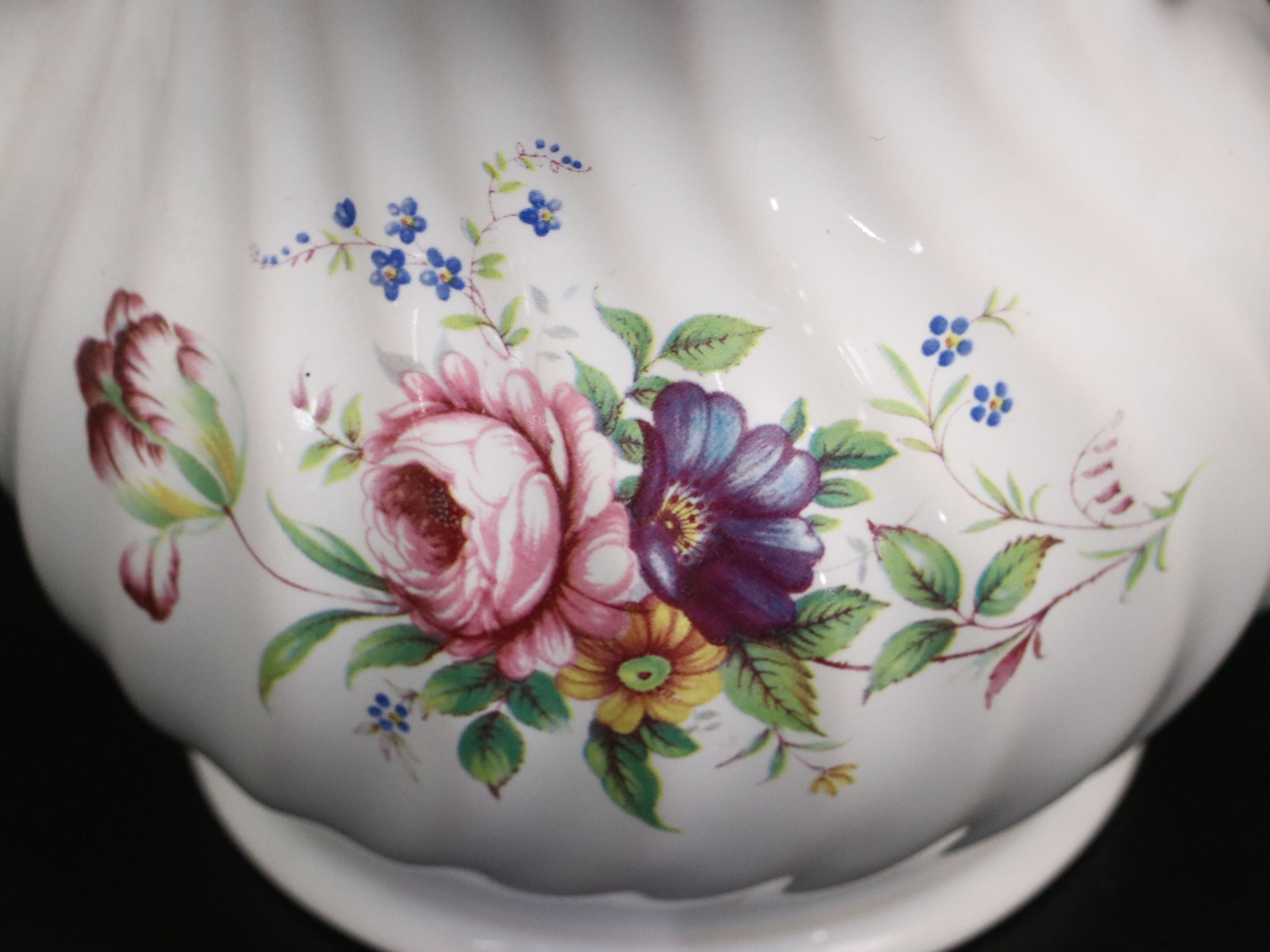 Adams "Azalea" Ironstone Pitcher with Johnson Bros. and More Porcelain Teapots