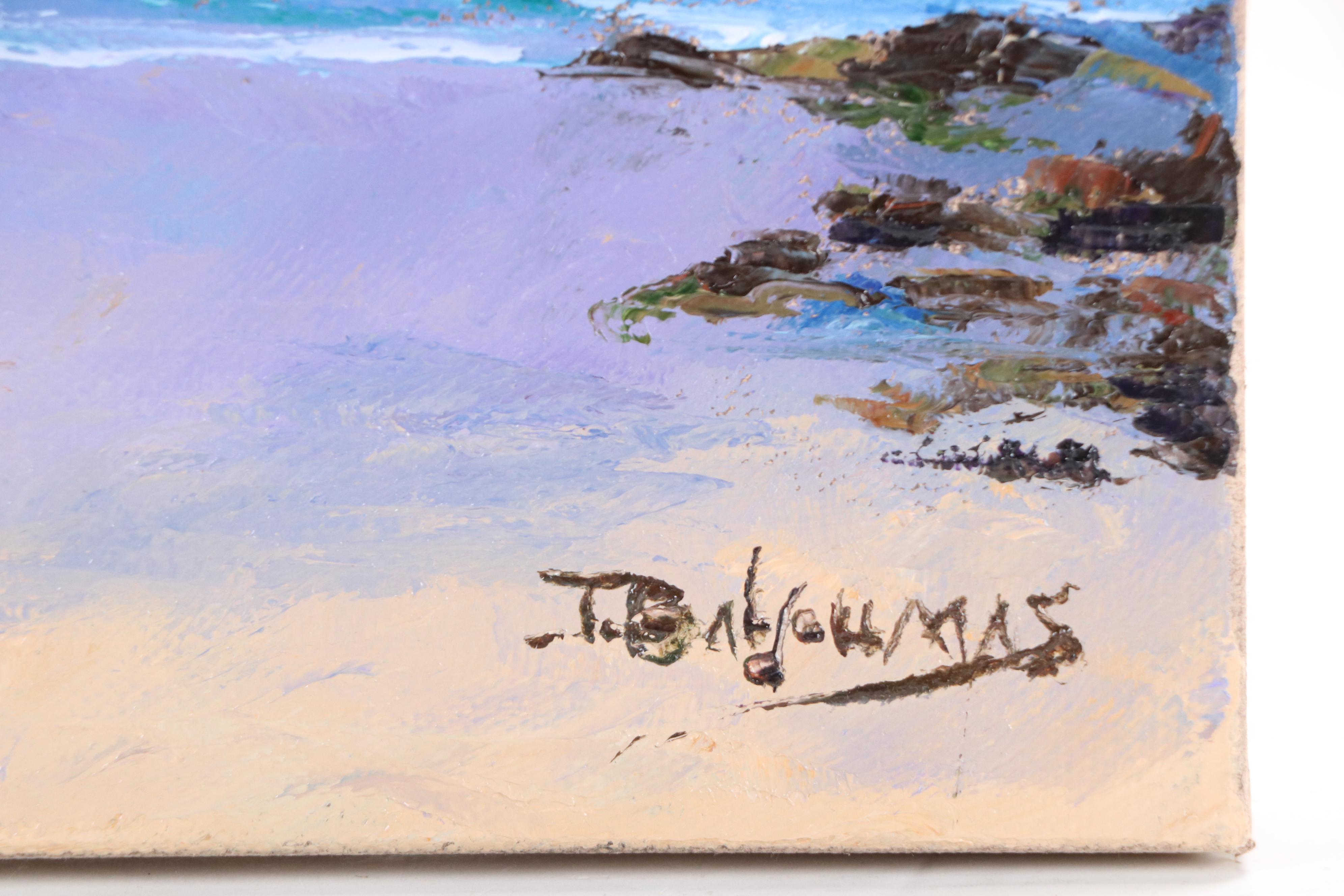 James Baldoumas Seascape Oil Painting "Ocean Scene," 2025