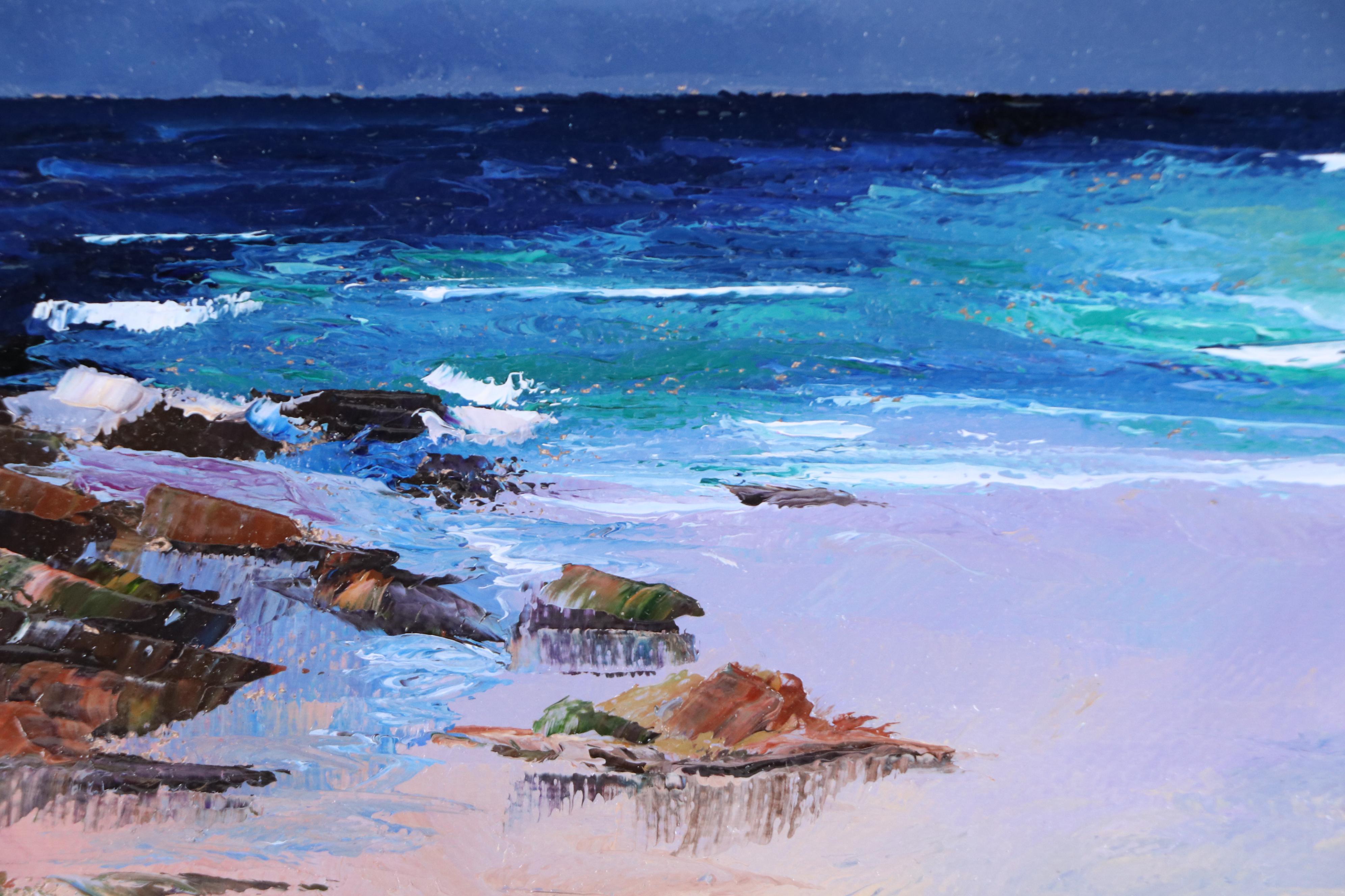 James Baldoumas Seascape Oil Painting "Ocean Scene," 2025