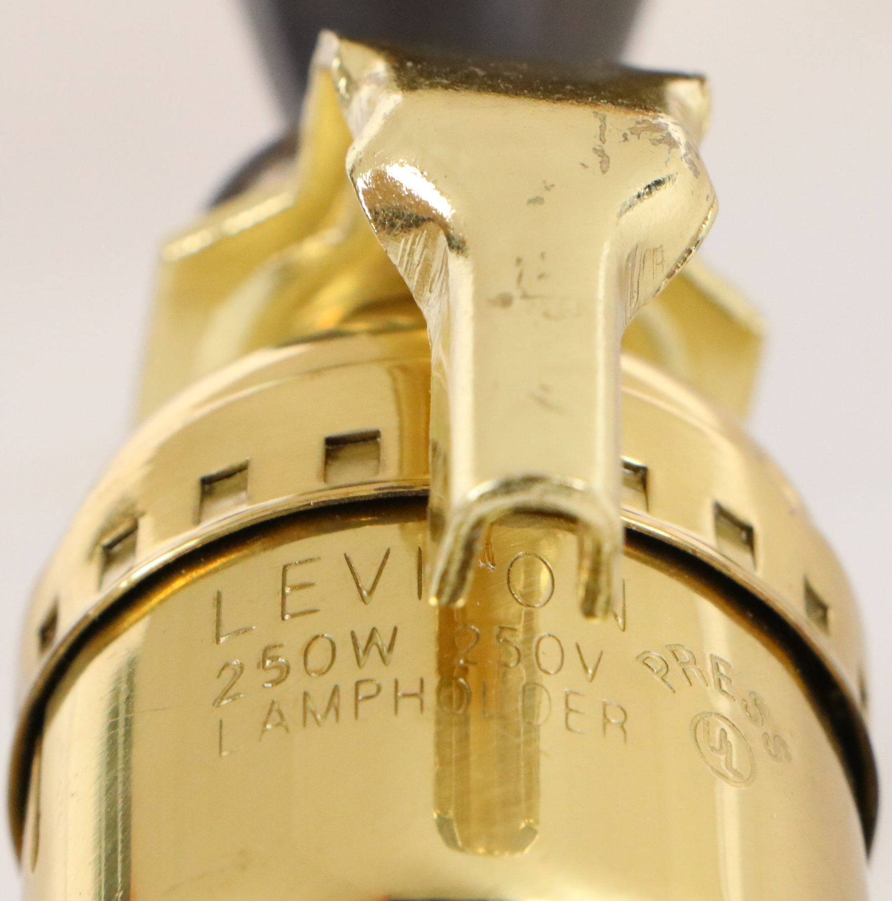 Painted Chalkware Table Lamp with Box Pleat Silk Shade