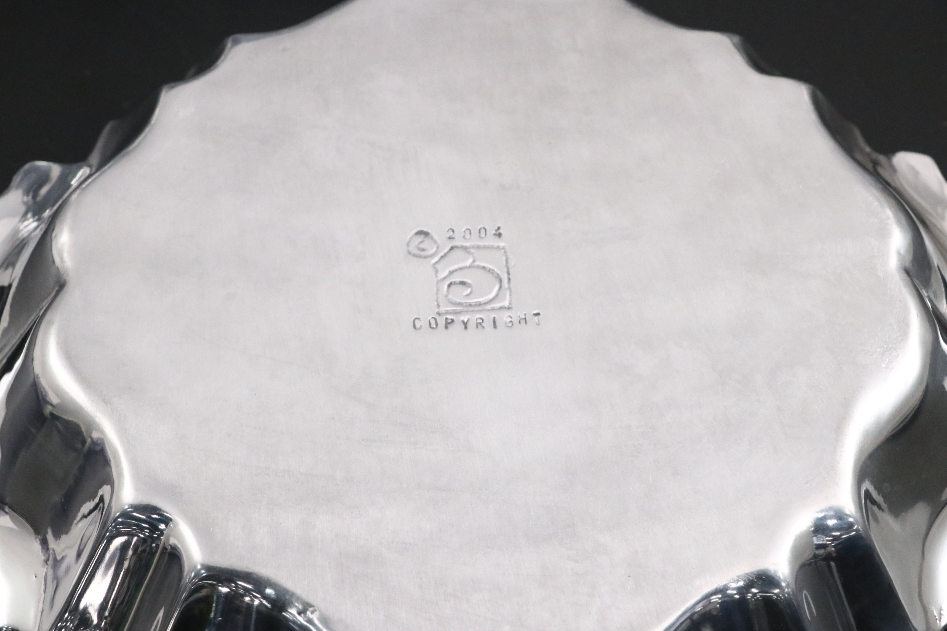 Beatriz Ball and Mariposa Metal Serving Trays with More Metal Serveware