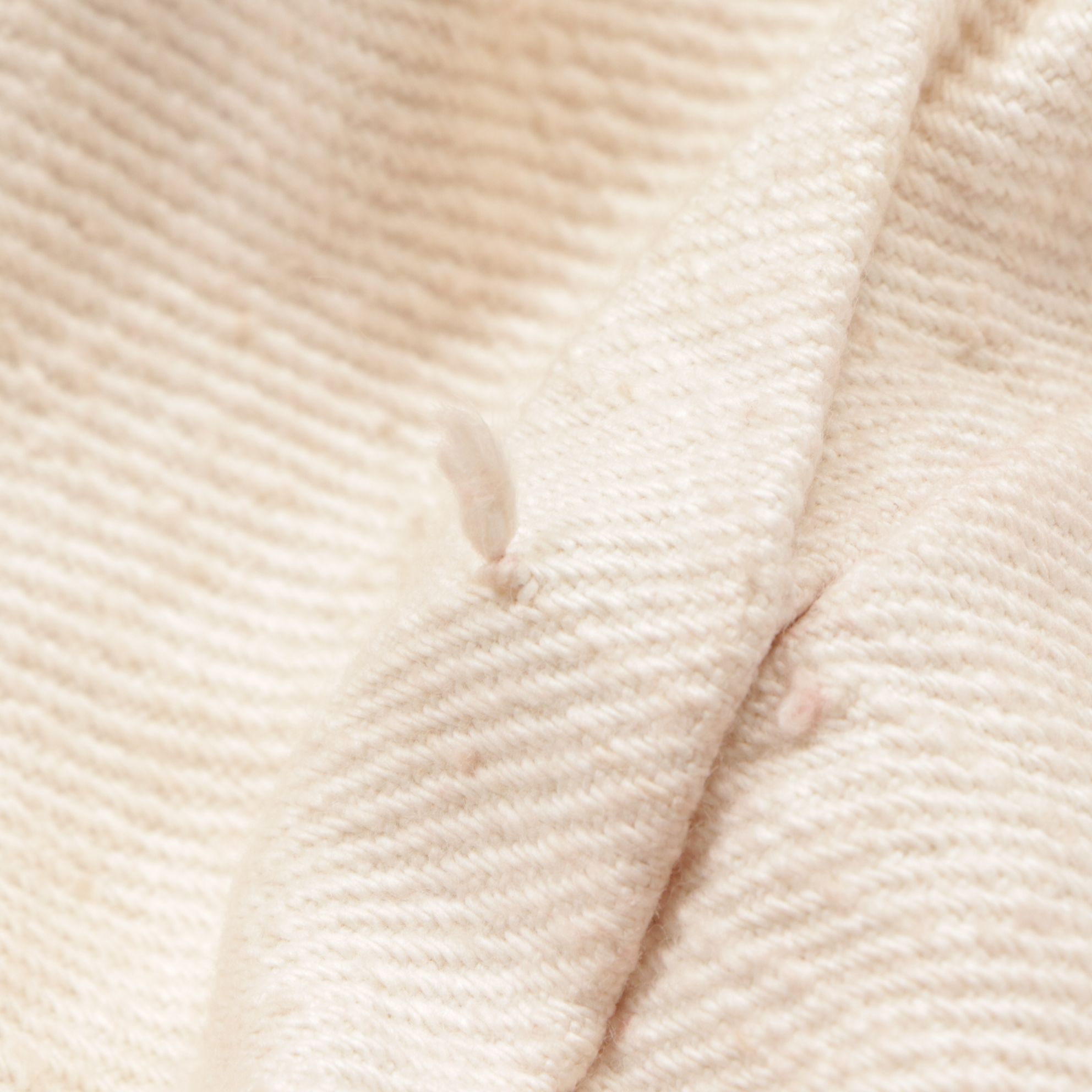 Red Striped Woven Linen Grain Sack