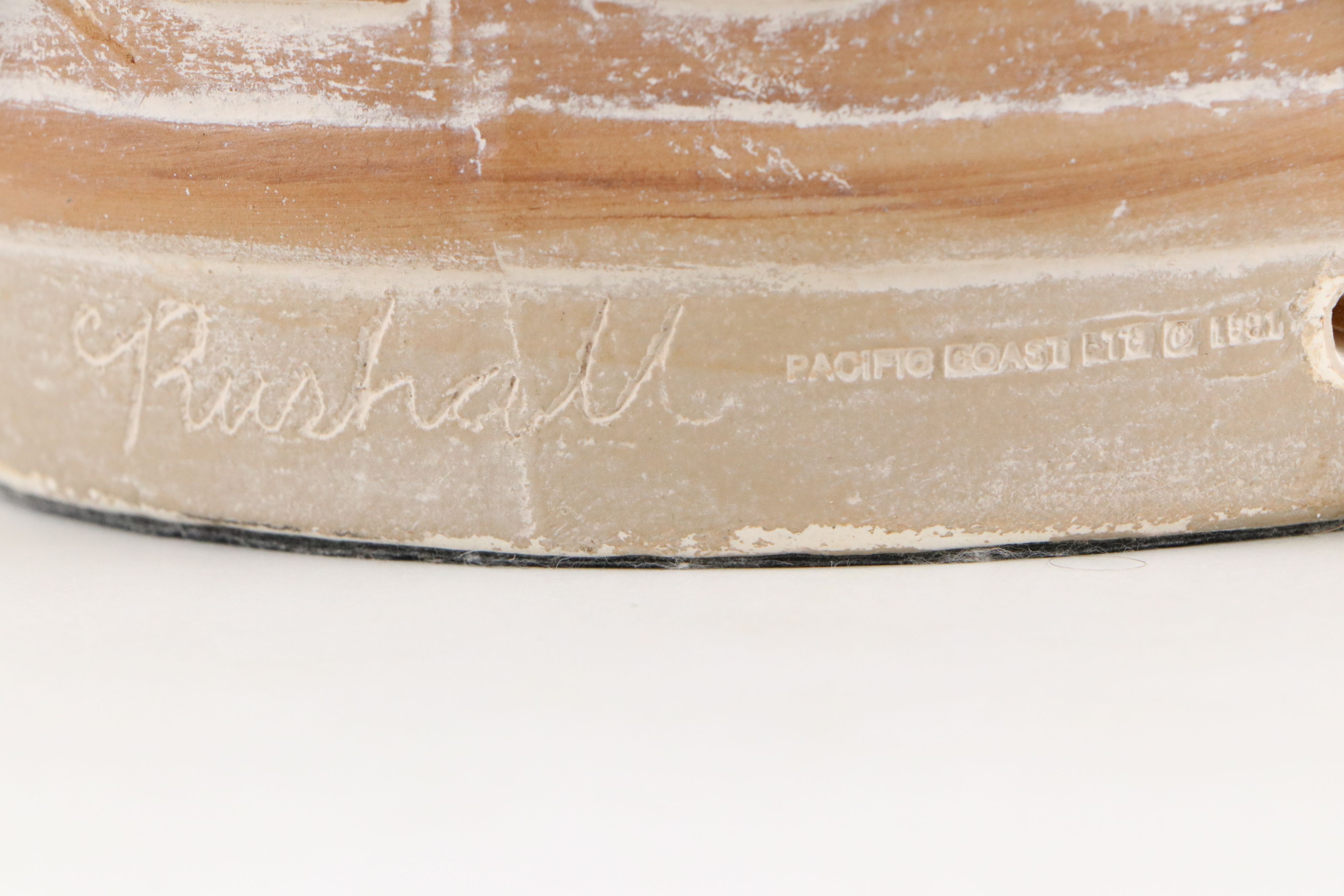 Dayle Rushall for Pacific Coast Safari Style Ceramic Lamp, Kenyan Soapstone Dish