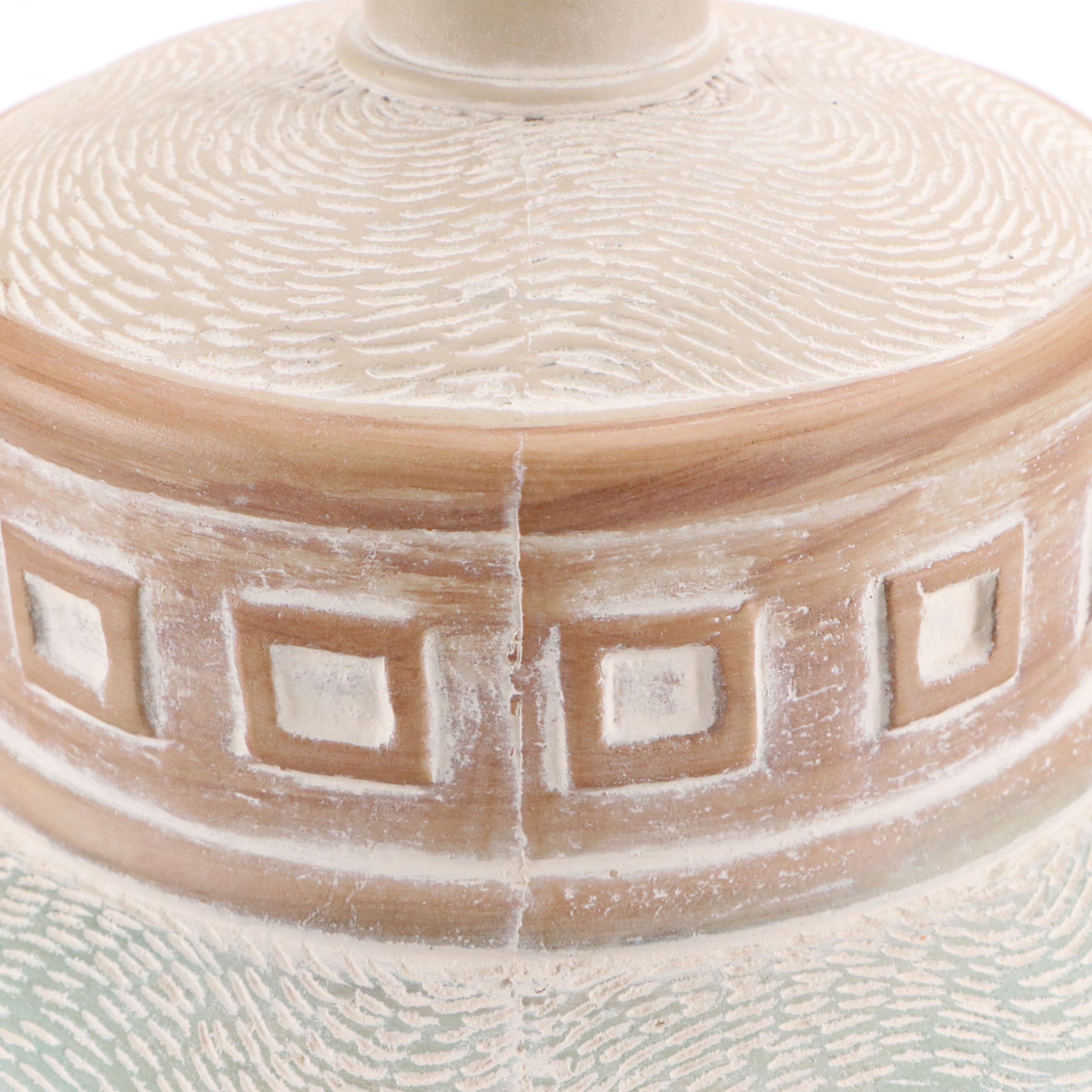 Dayle Rushall for Pacific Coast Safari Style Ceramic Lamp, Kenyan Soapstone Dish