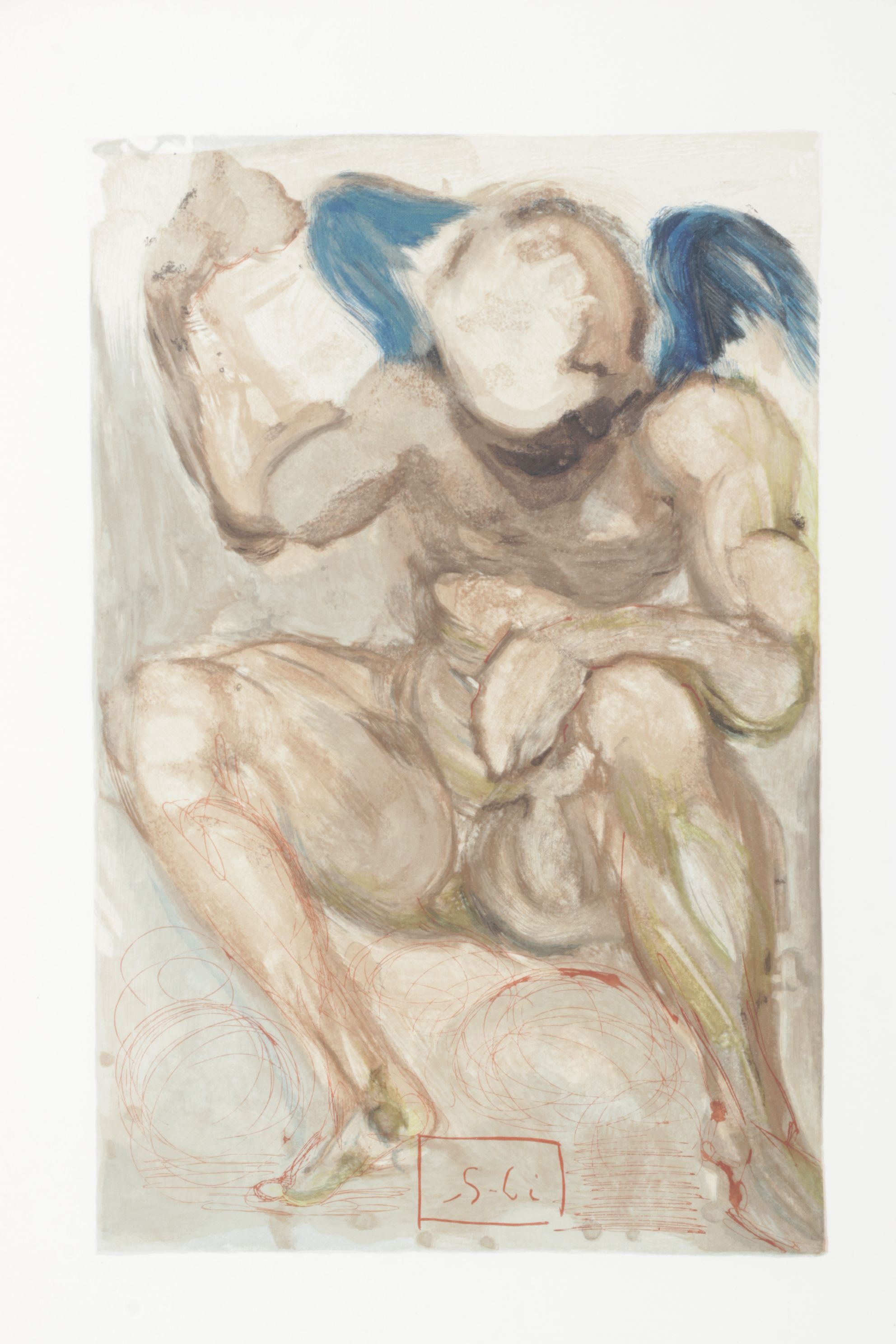 Salvador Dalí Wood Engraving "L'Envie"