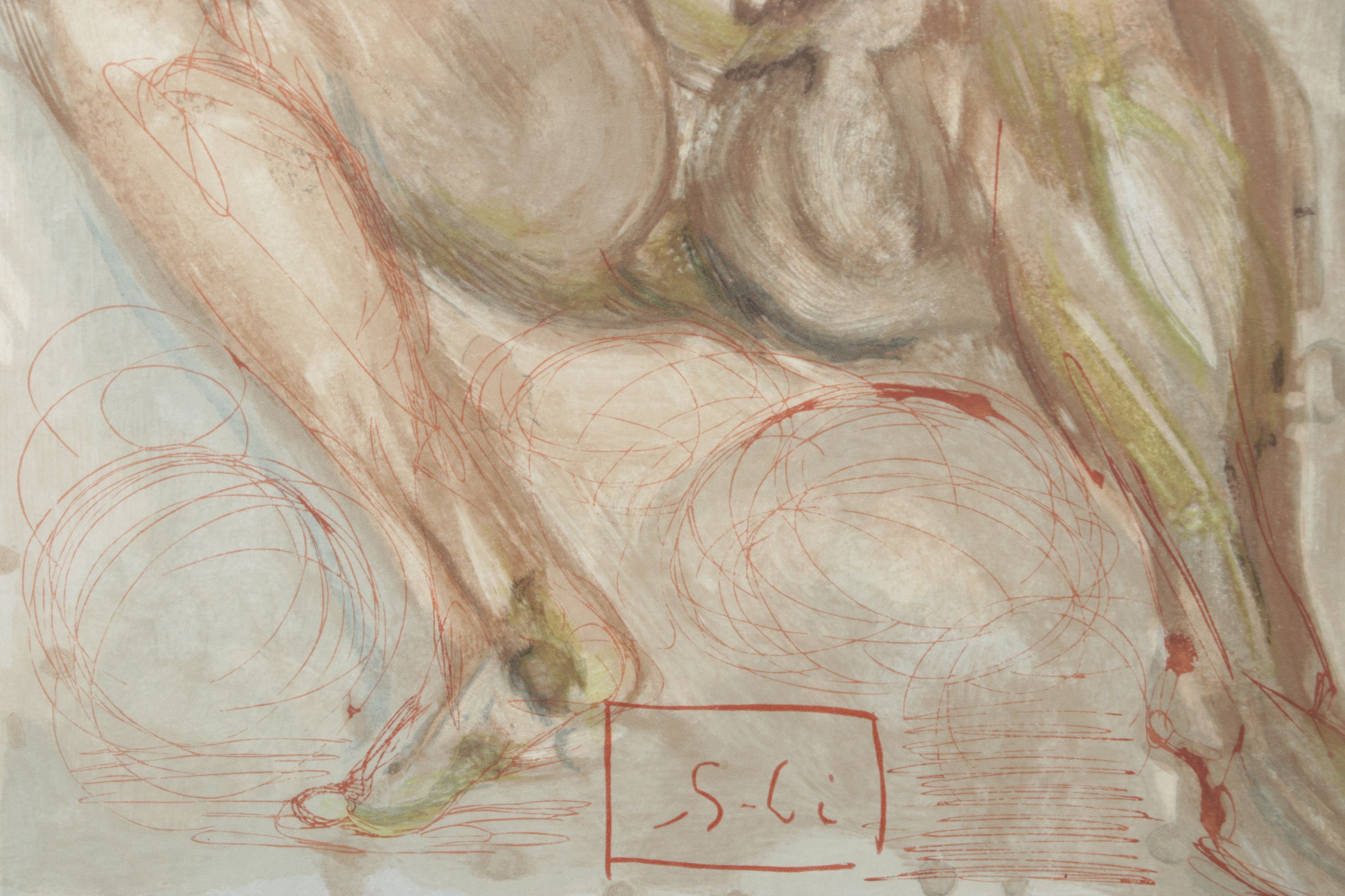 Salvador Dalí Wood Engraving "L'Envie"