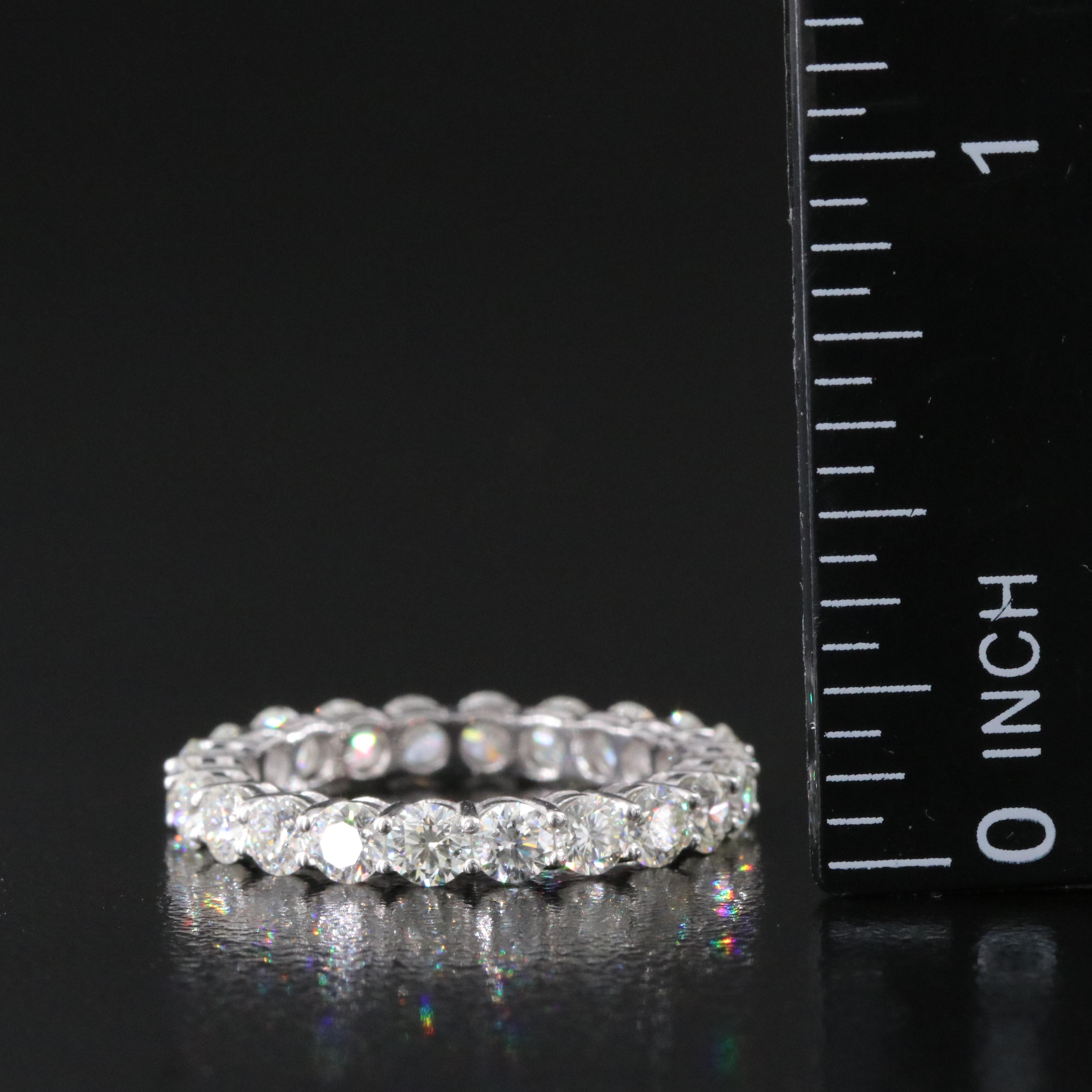 Platinum 2.21 CTW Diamond Eternity Band