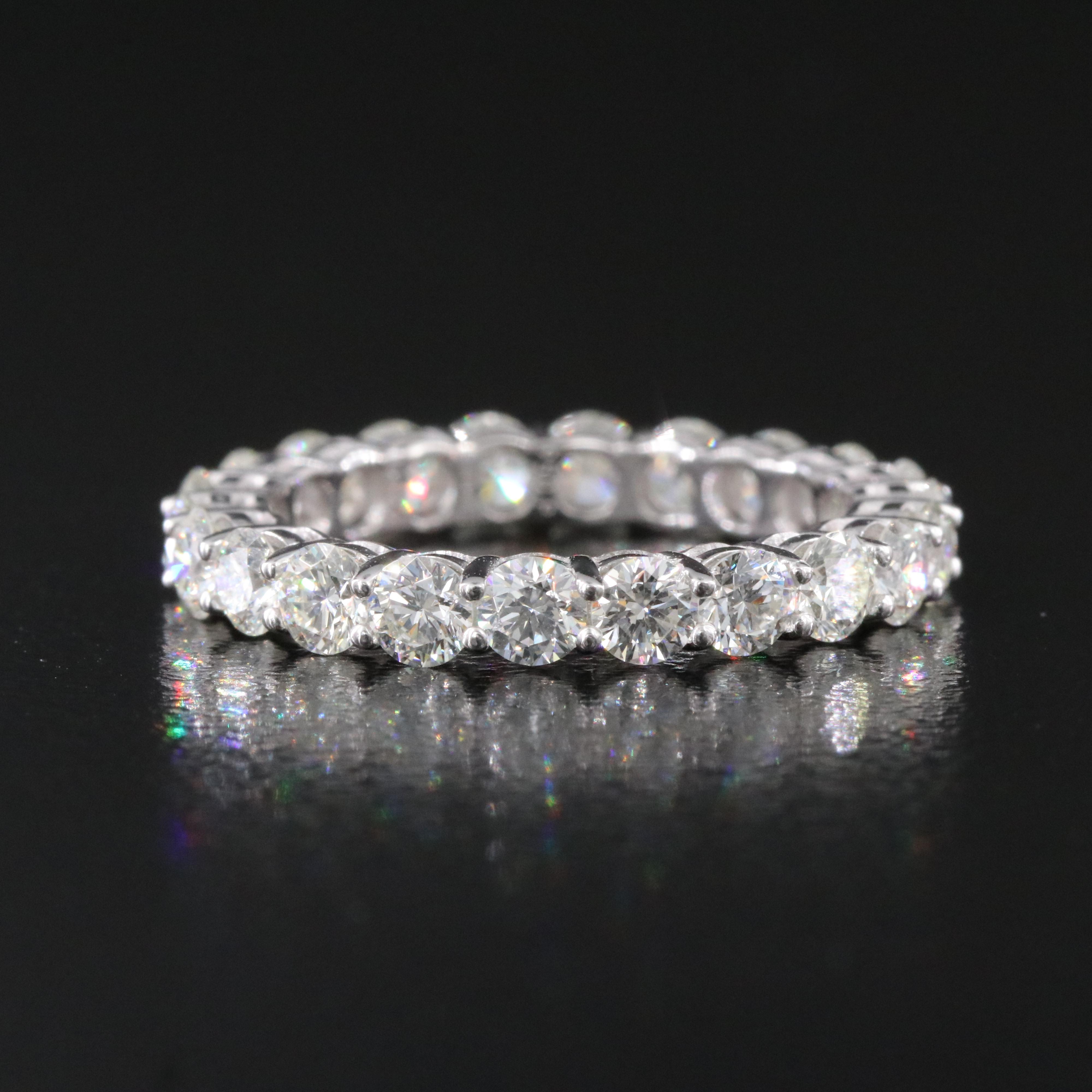 Platinum 2.21 CTW Diamond Eternity Band