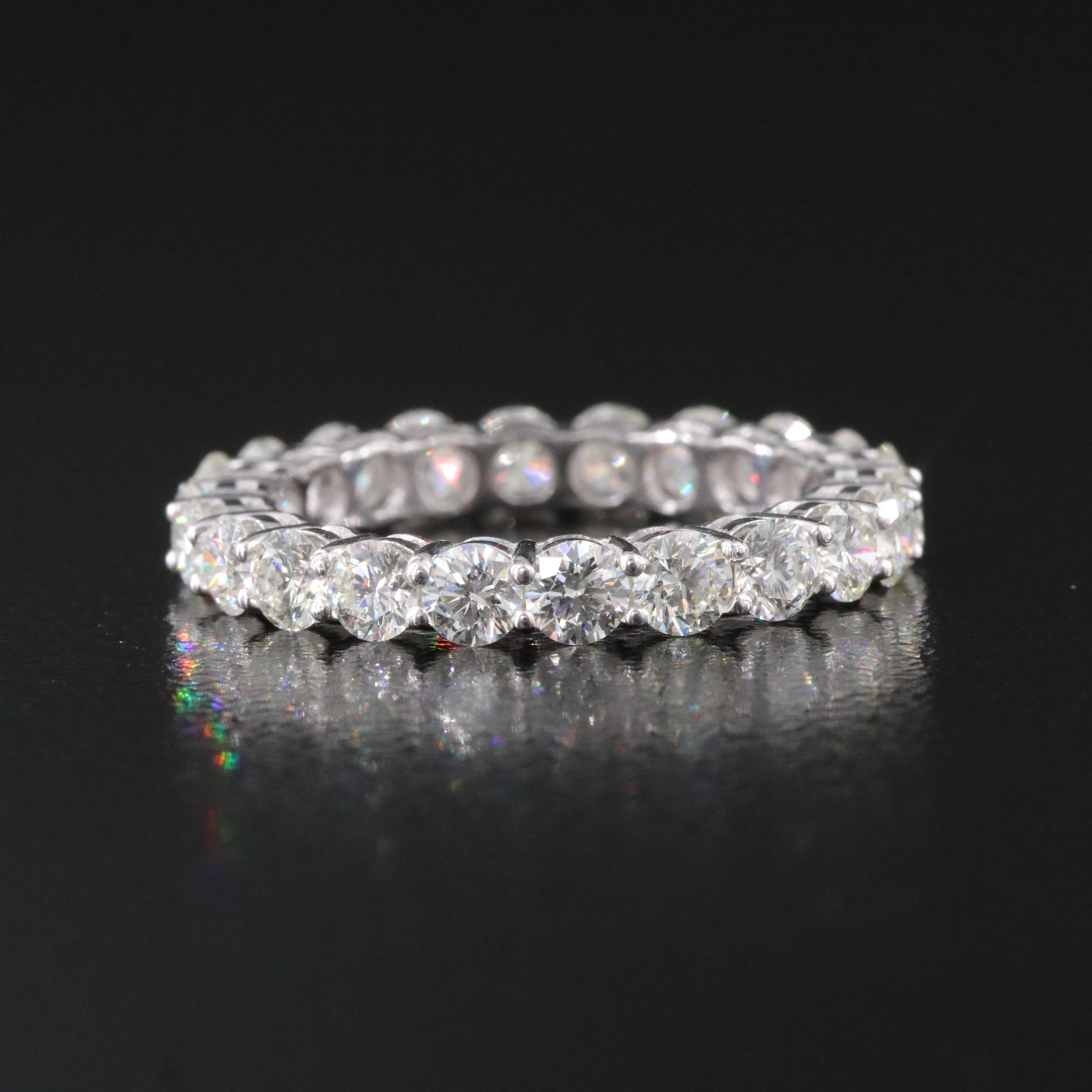 Platinum 2.21 CTW Diamond Eternity Band