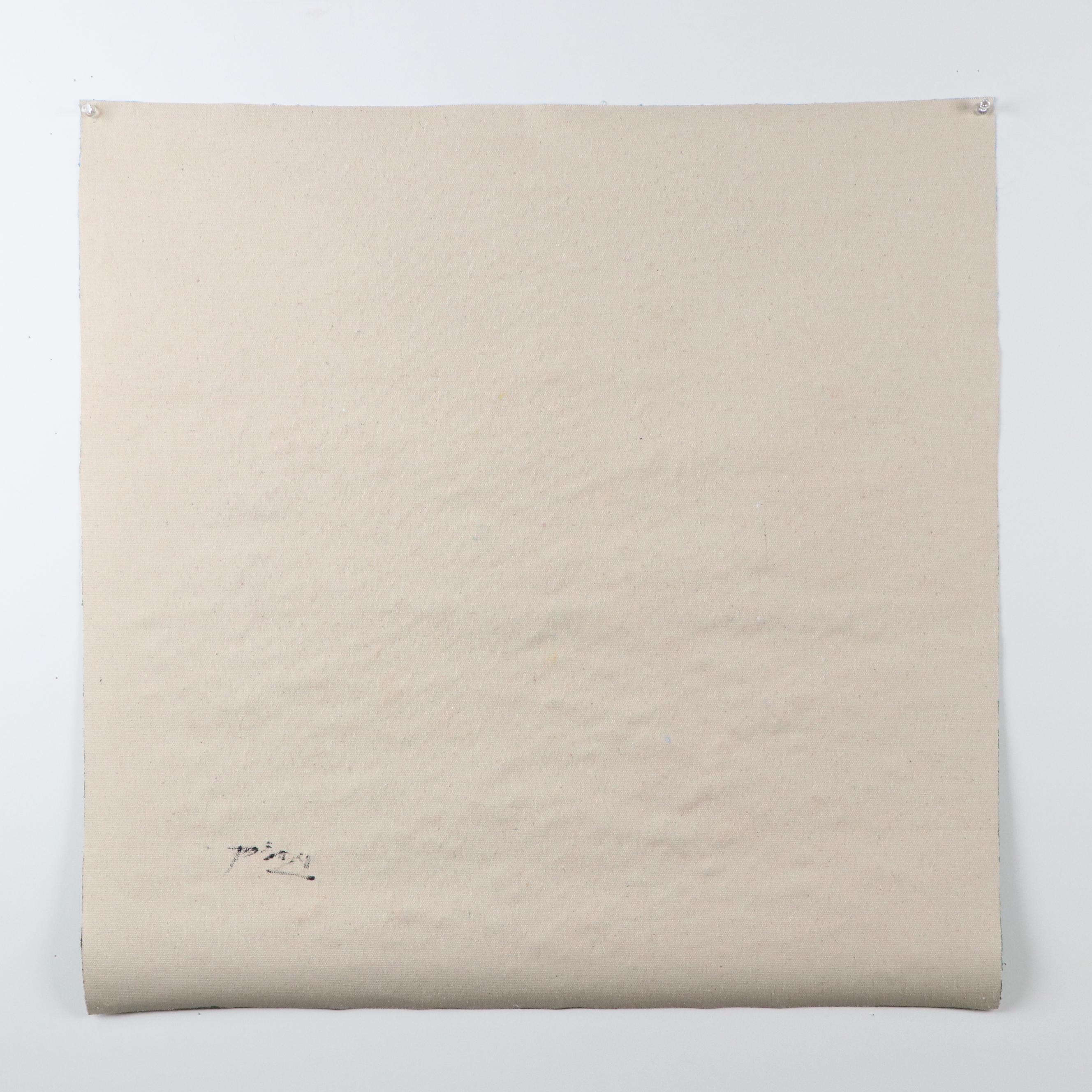 Ping Floral Landscape Oil Painting, 21st Century