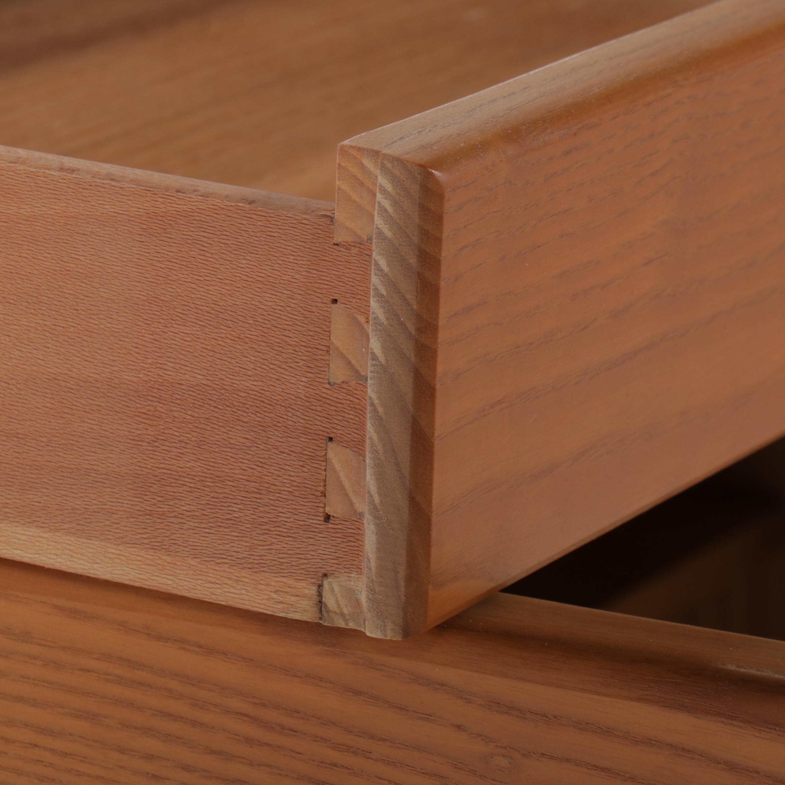 Thomasville Modernist Oak Flip-Top Server