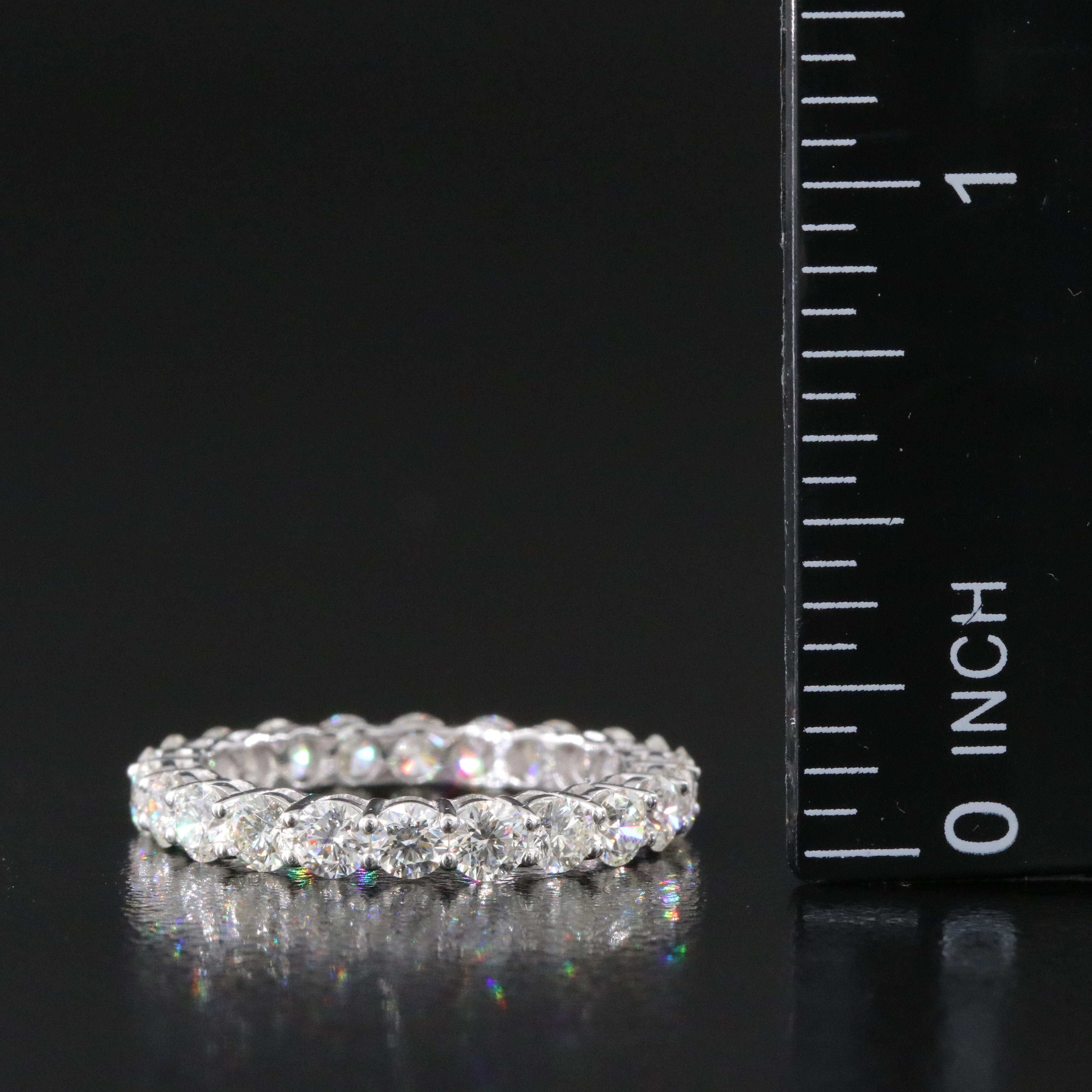 Platinum 2.26 CTW Diamond Eternity Band