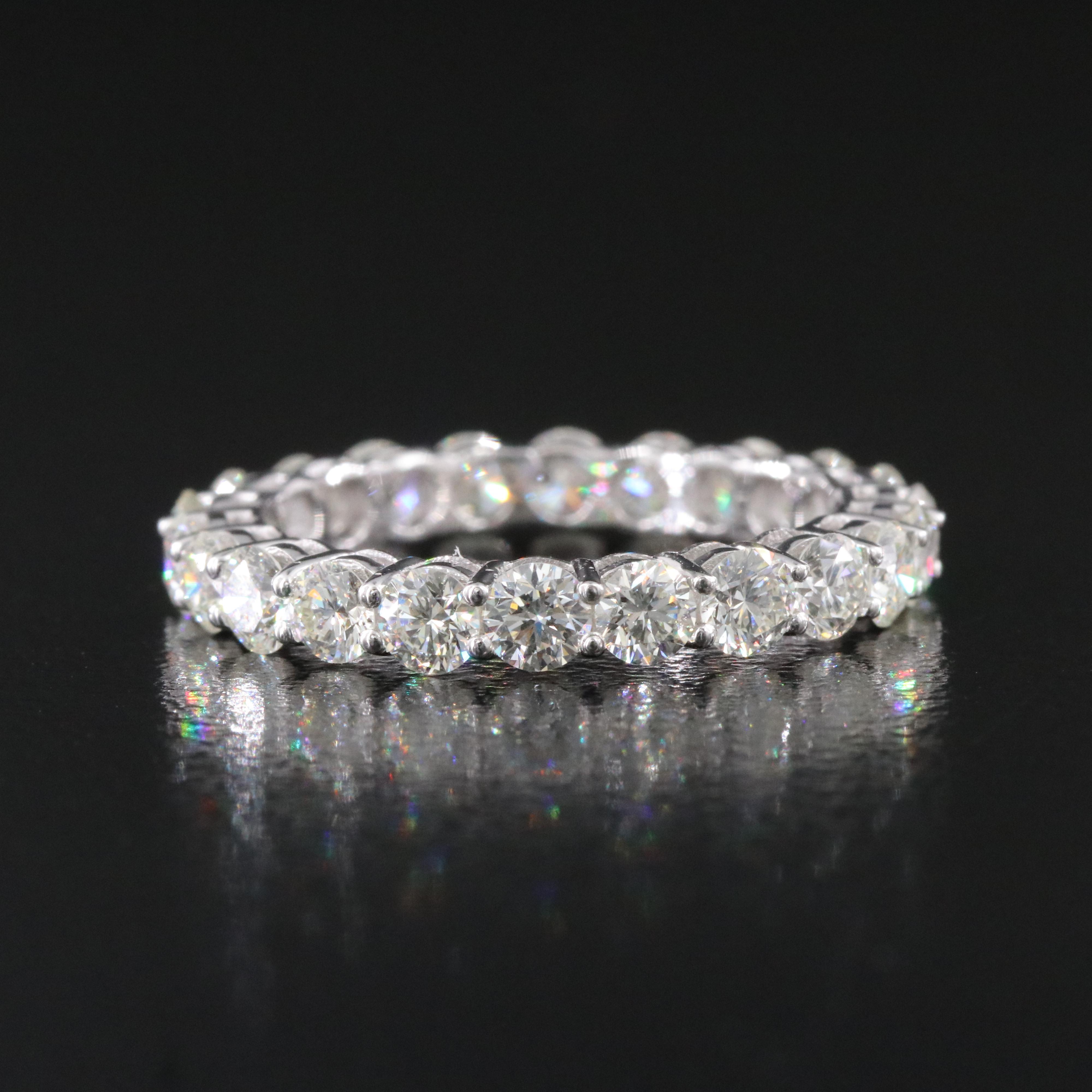 Platinum 2.26 CTW Diamond Eternity Band