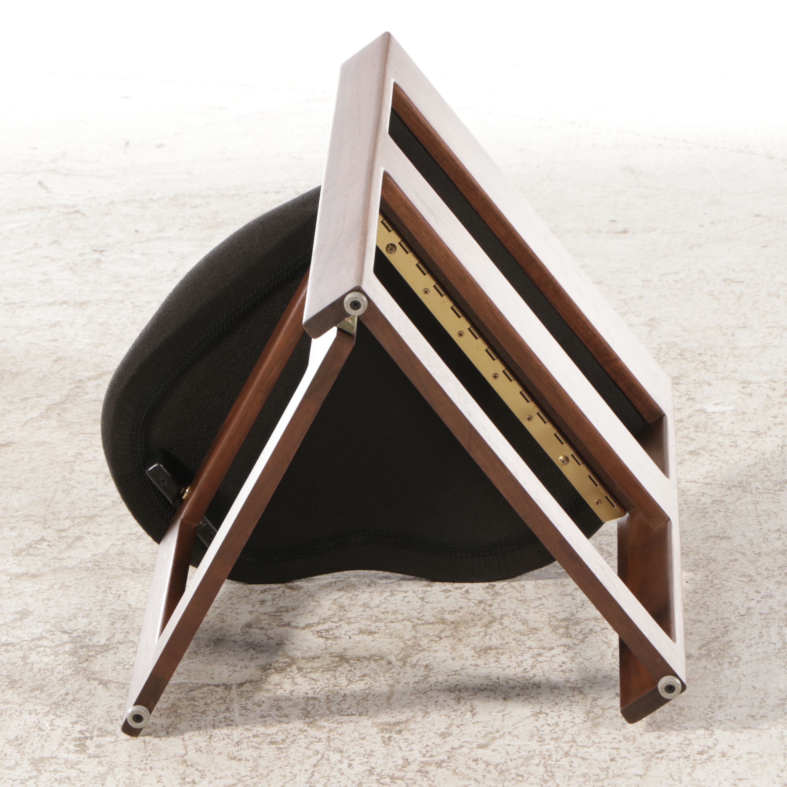 Contemporary Mahogany Folding Guitar Stool