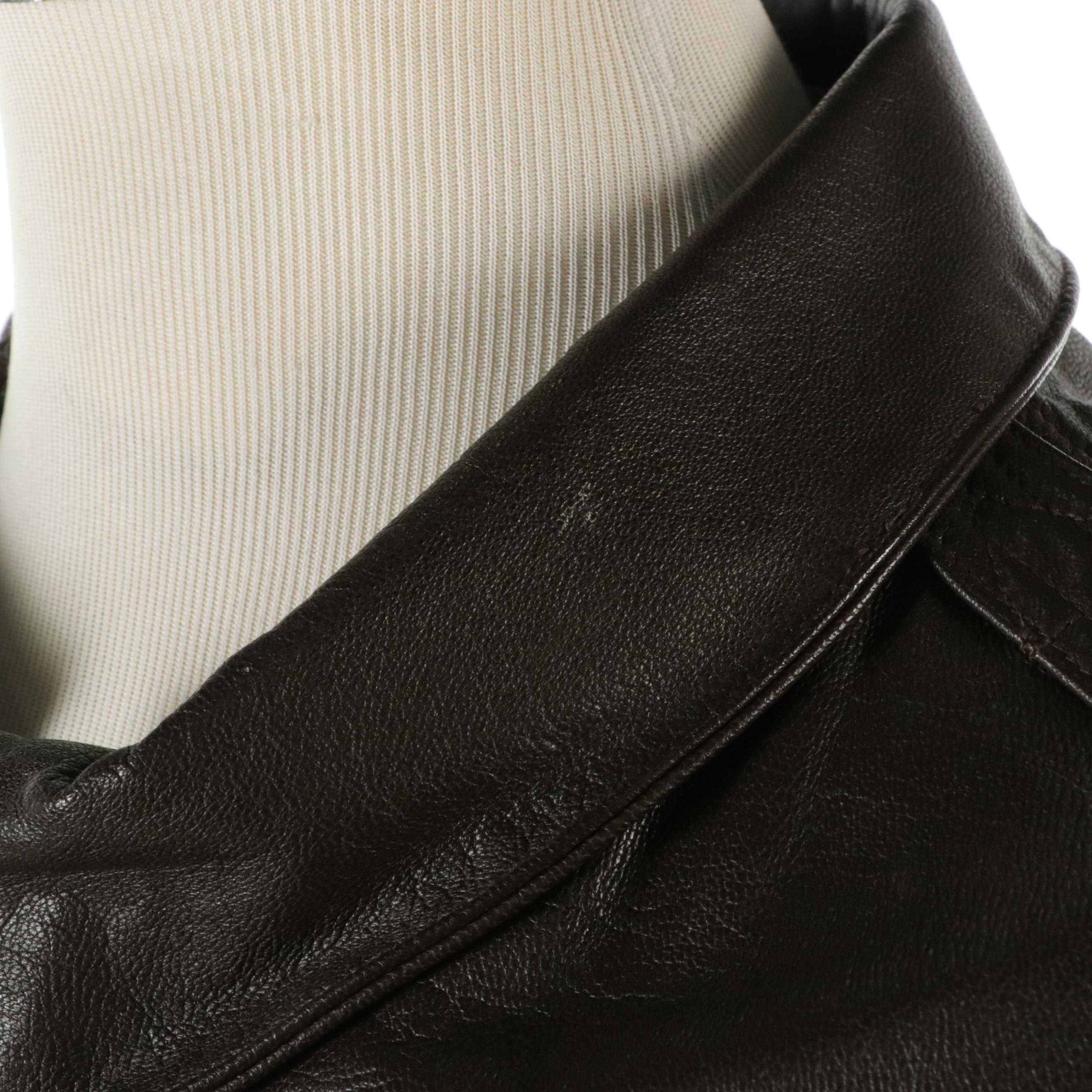 Men's Commemorative A-2 Flight Jacket in Goatskin Leather from Cooper Sportswear
