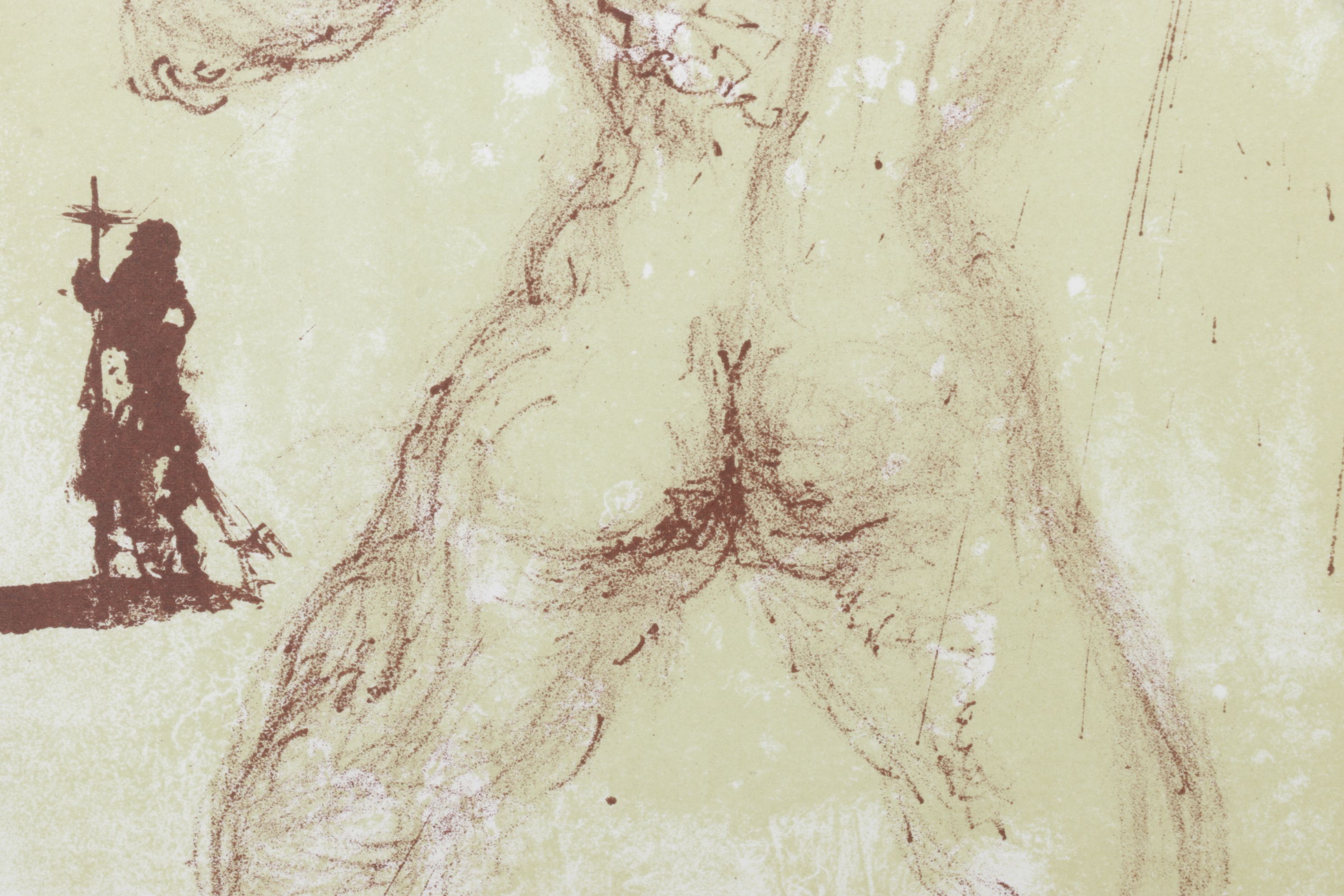 Salvador Dalí Lithograph From "Hommage à Meissonier," 1967