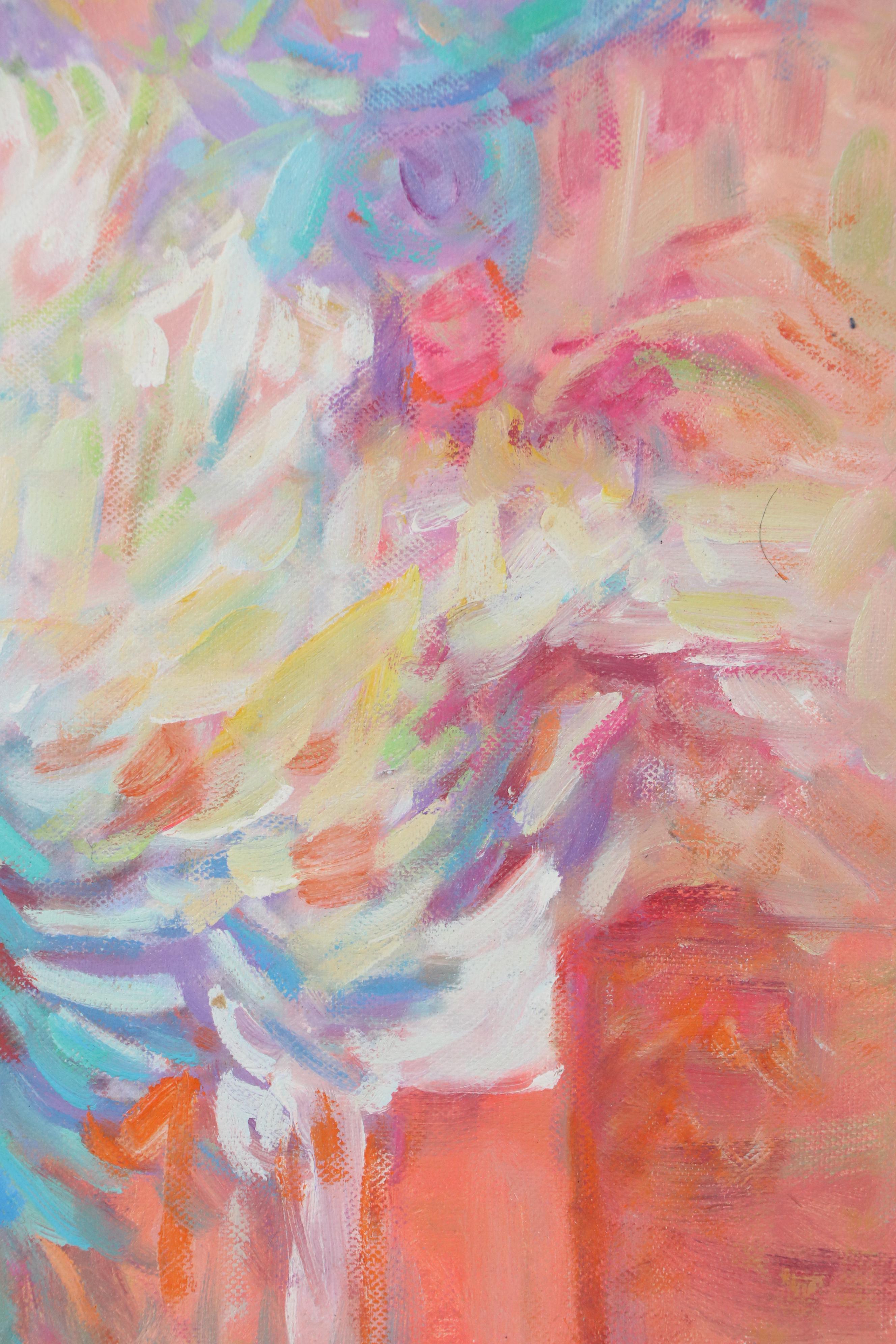 N. Ming Abstract Oil Painting, 21st Century