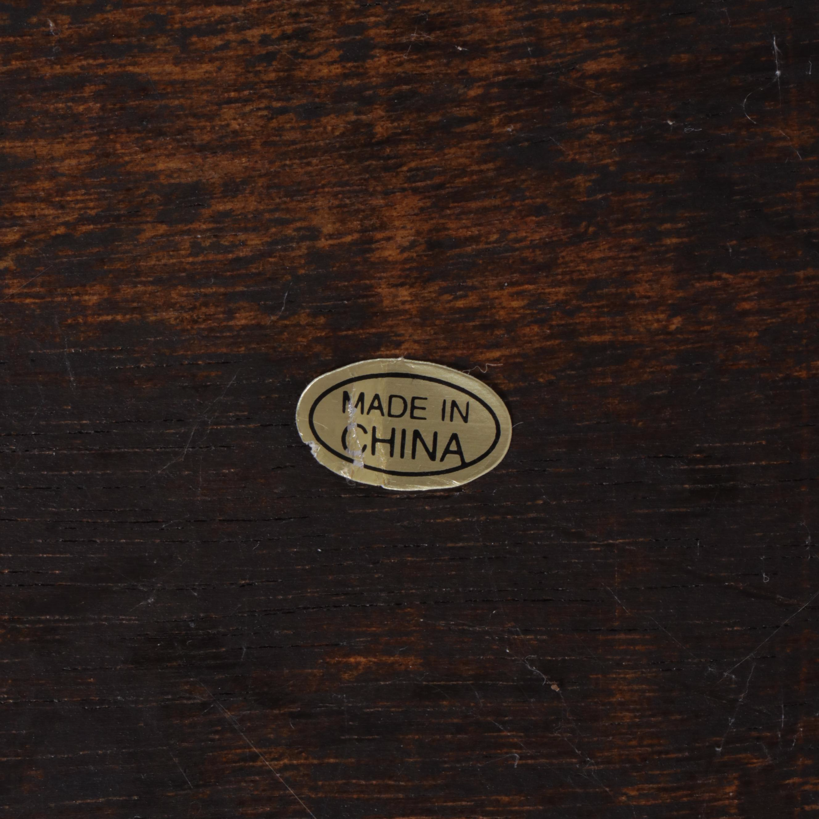 Bamboo Form Metal Bar Cart