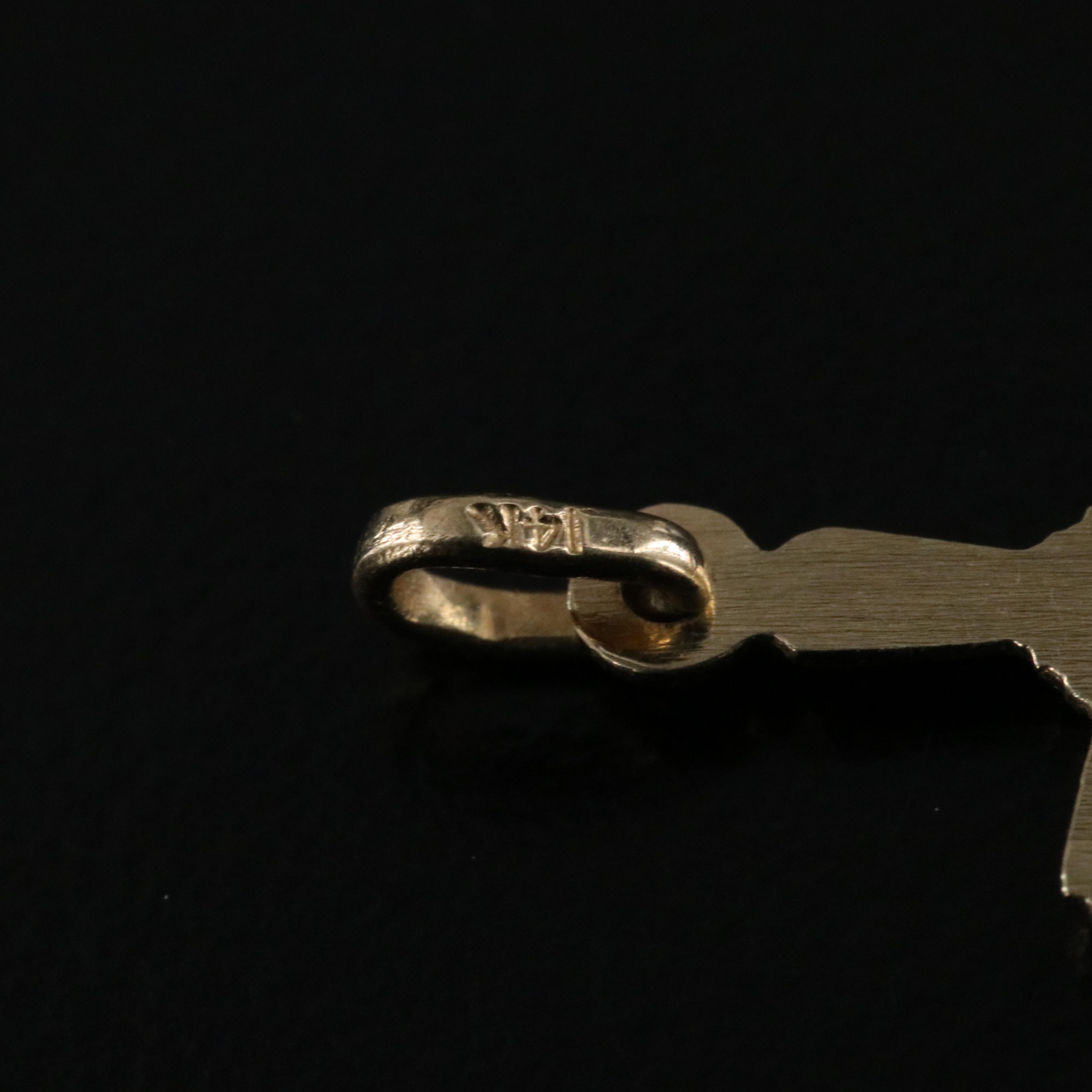 14K Cross Pendant