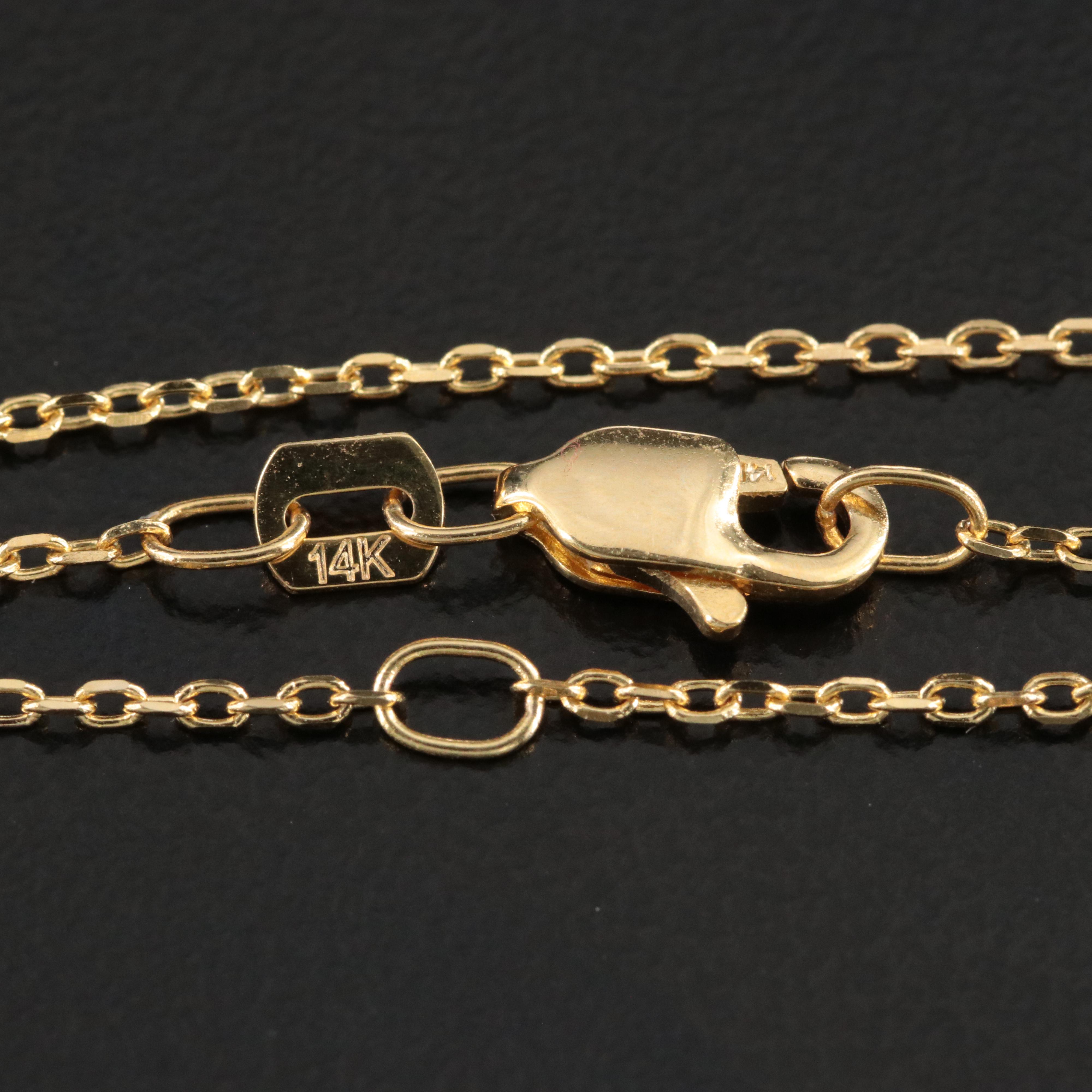 14K Two Tone Gold 5.02 CT Lab Grown Diamond Pendant Necklace with IGI Report