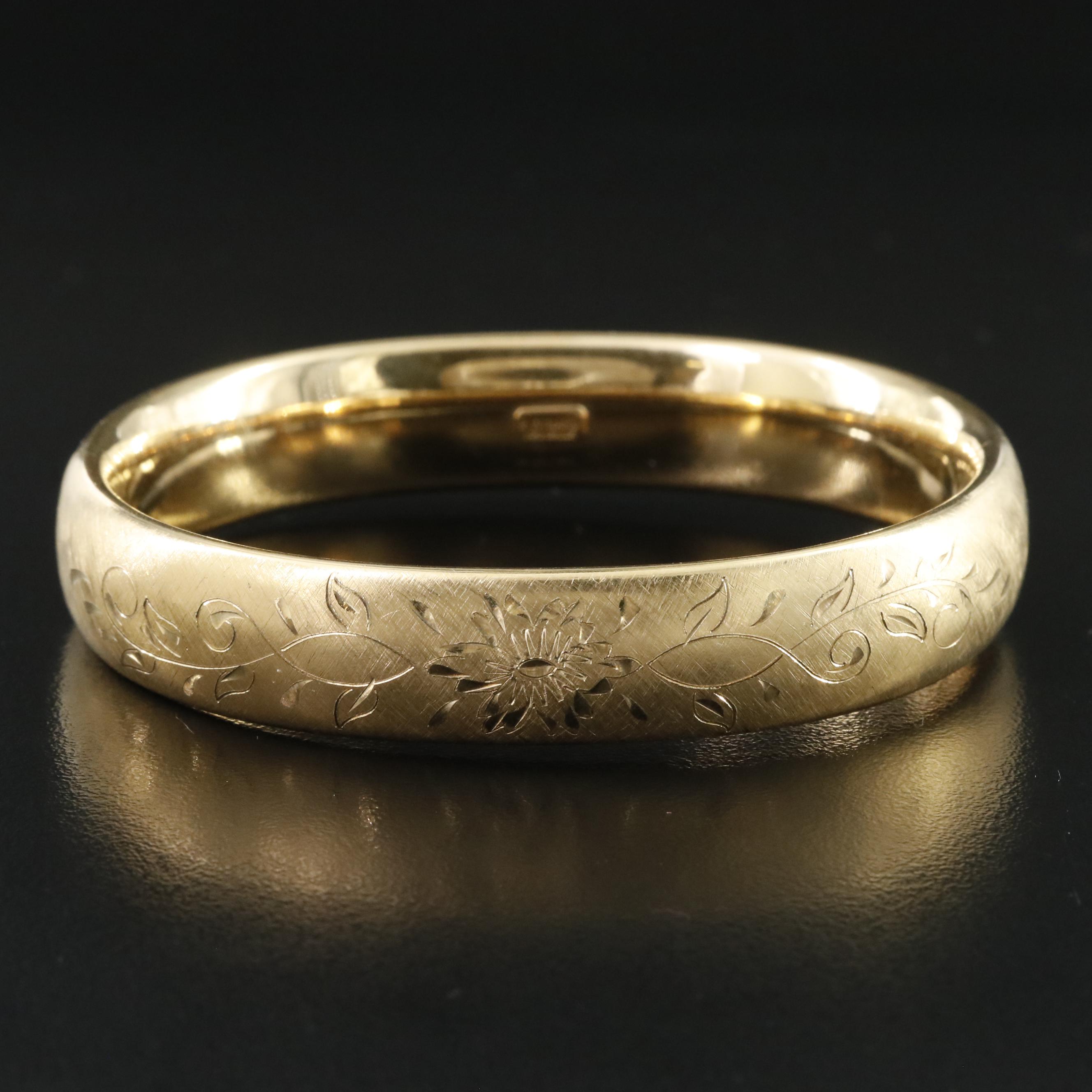 Vintage Winard Gold-Filled Floral Bracelet