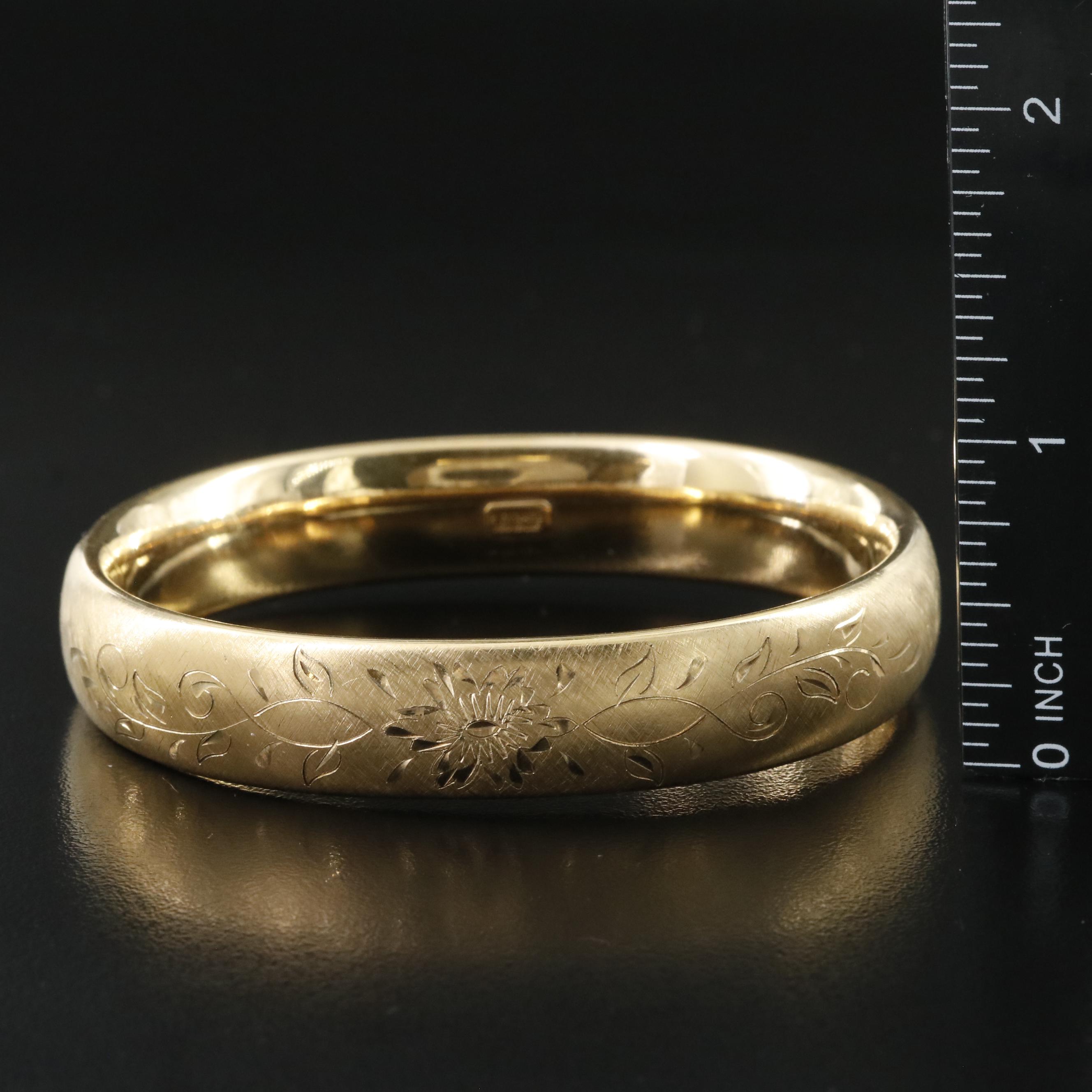 Vintage Winard Gold-Filled Floral Bracelet