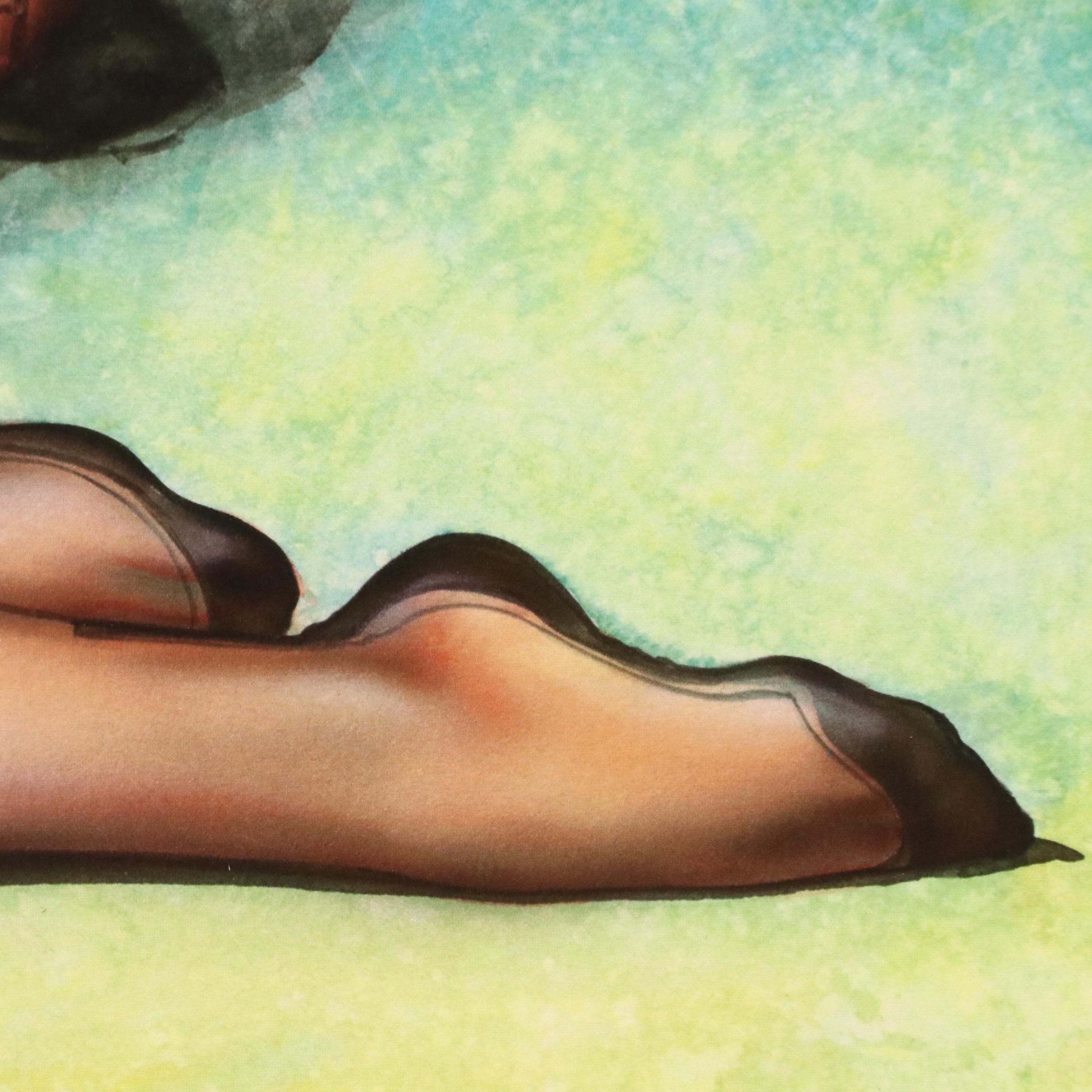 Olivia De Berardinis Pin-Up Giclée "Bettie Page," 21st Century