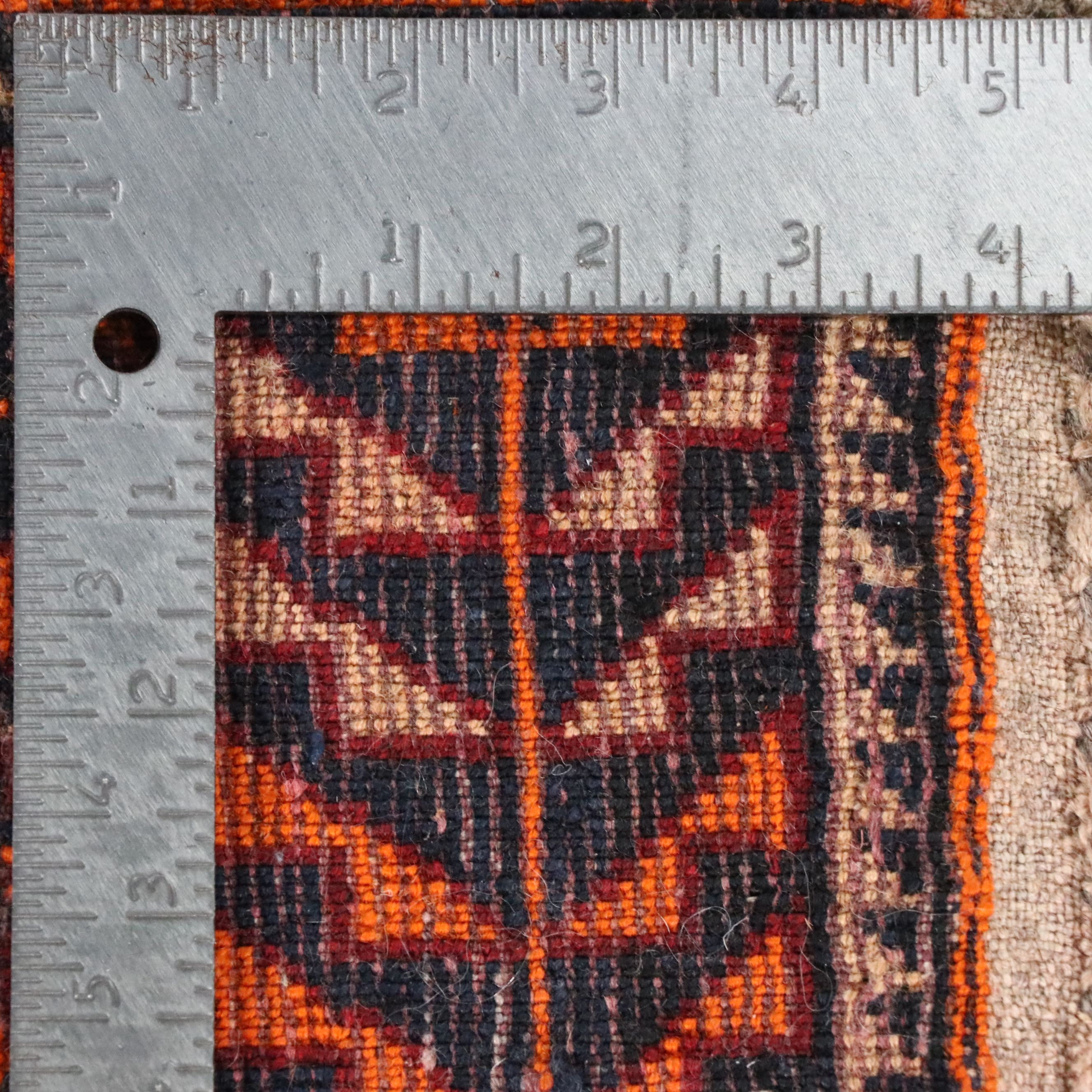 1'8 x 2'8 Hand-Knotted Afghan Baluch Accent Rug