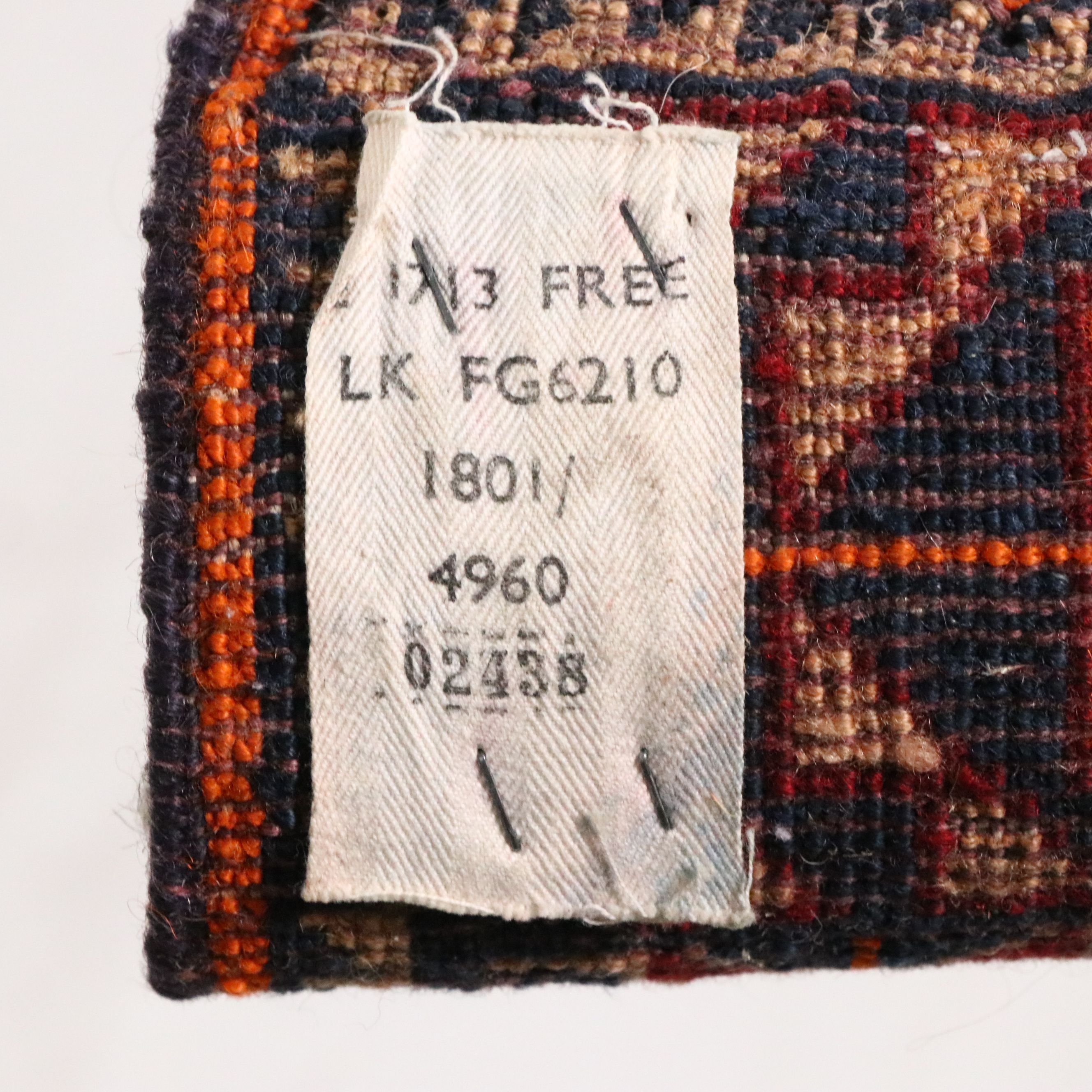 1'8 x 2'8 Hand-Knotted Afghan Baluch Accent Rug