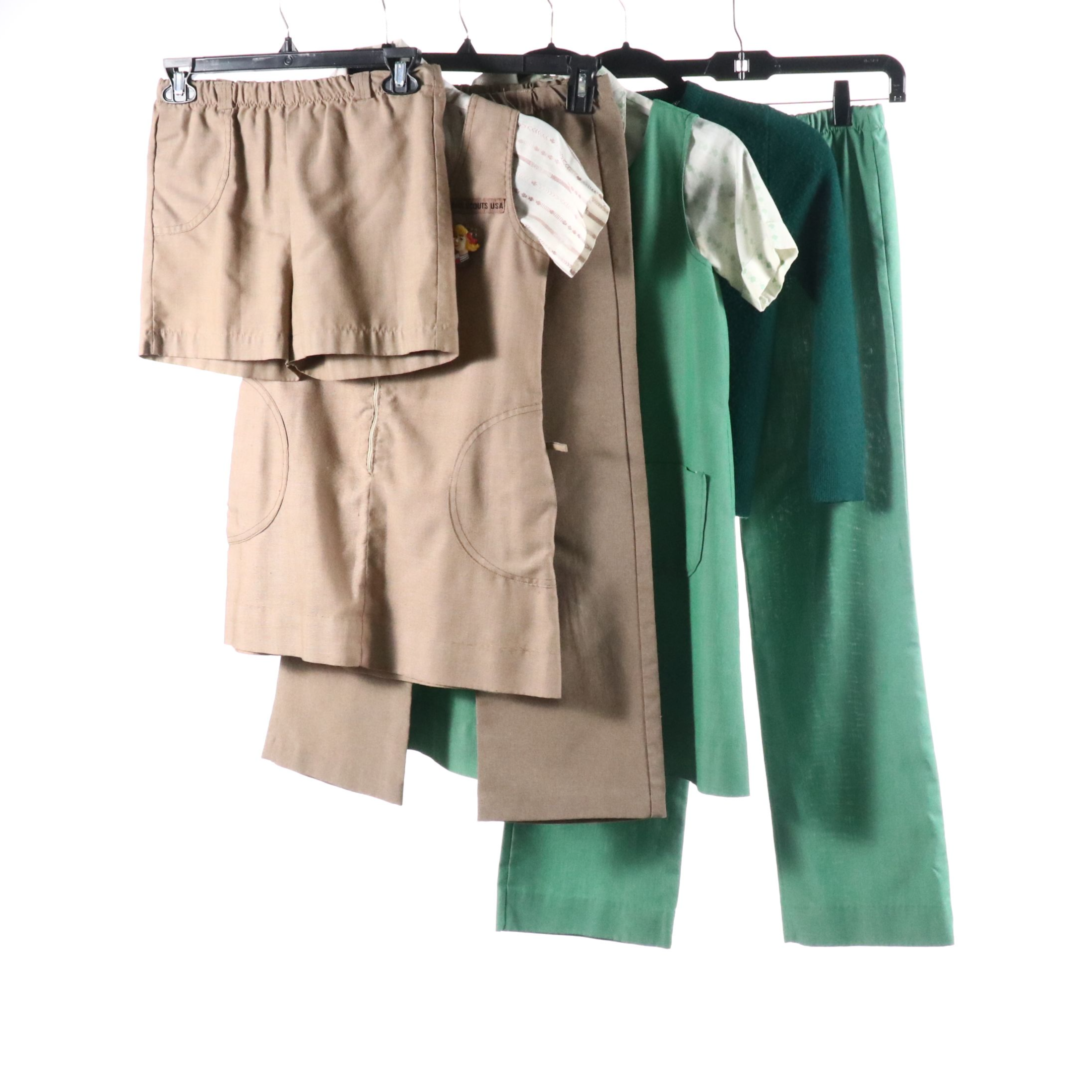 Girl Scouts of America Brownie and Junior Scout Uniforms, 1970s