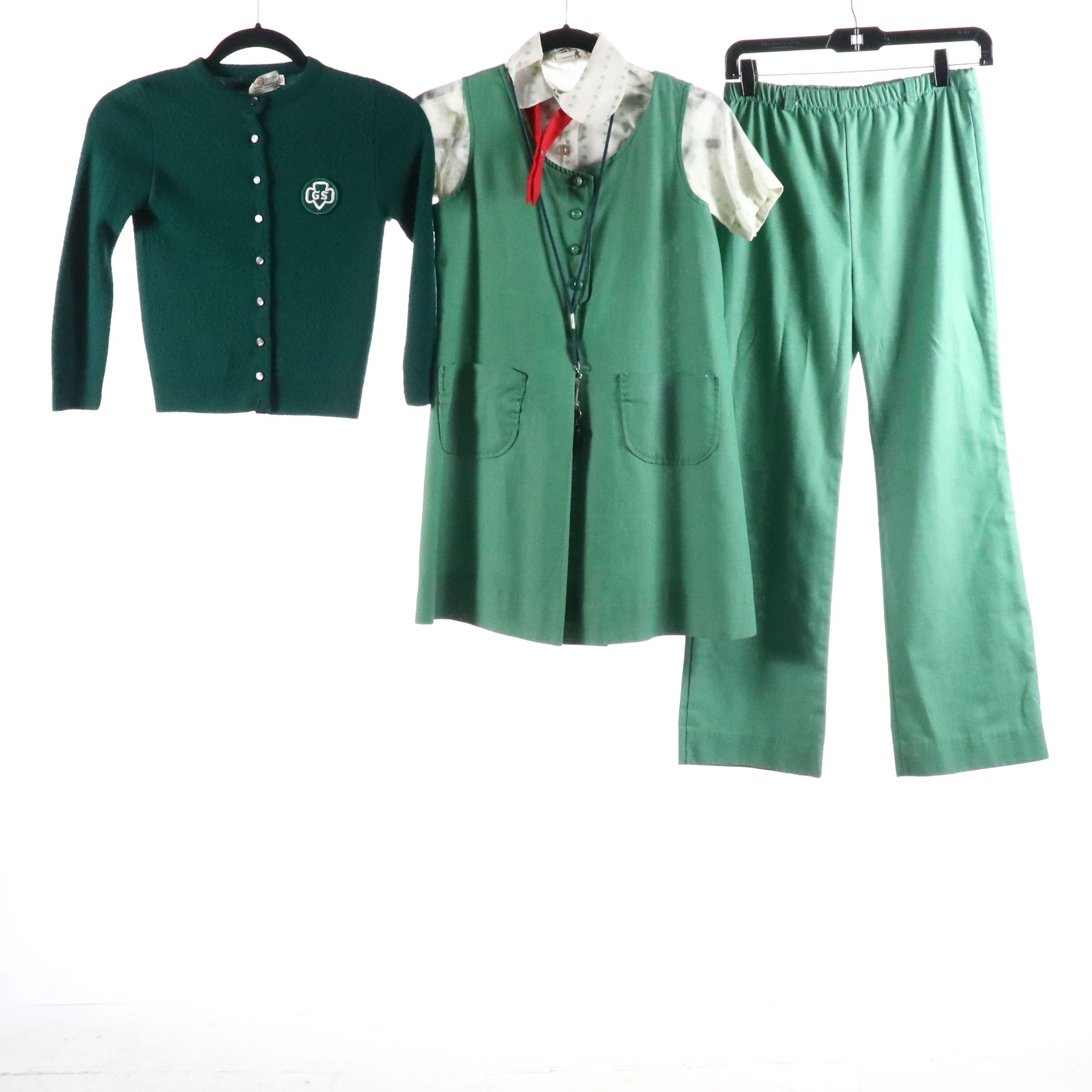 Girl Scouts of America Brownie and Junior Scout Uniforms, 1970s