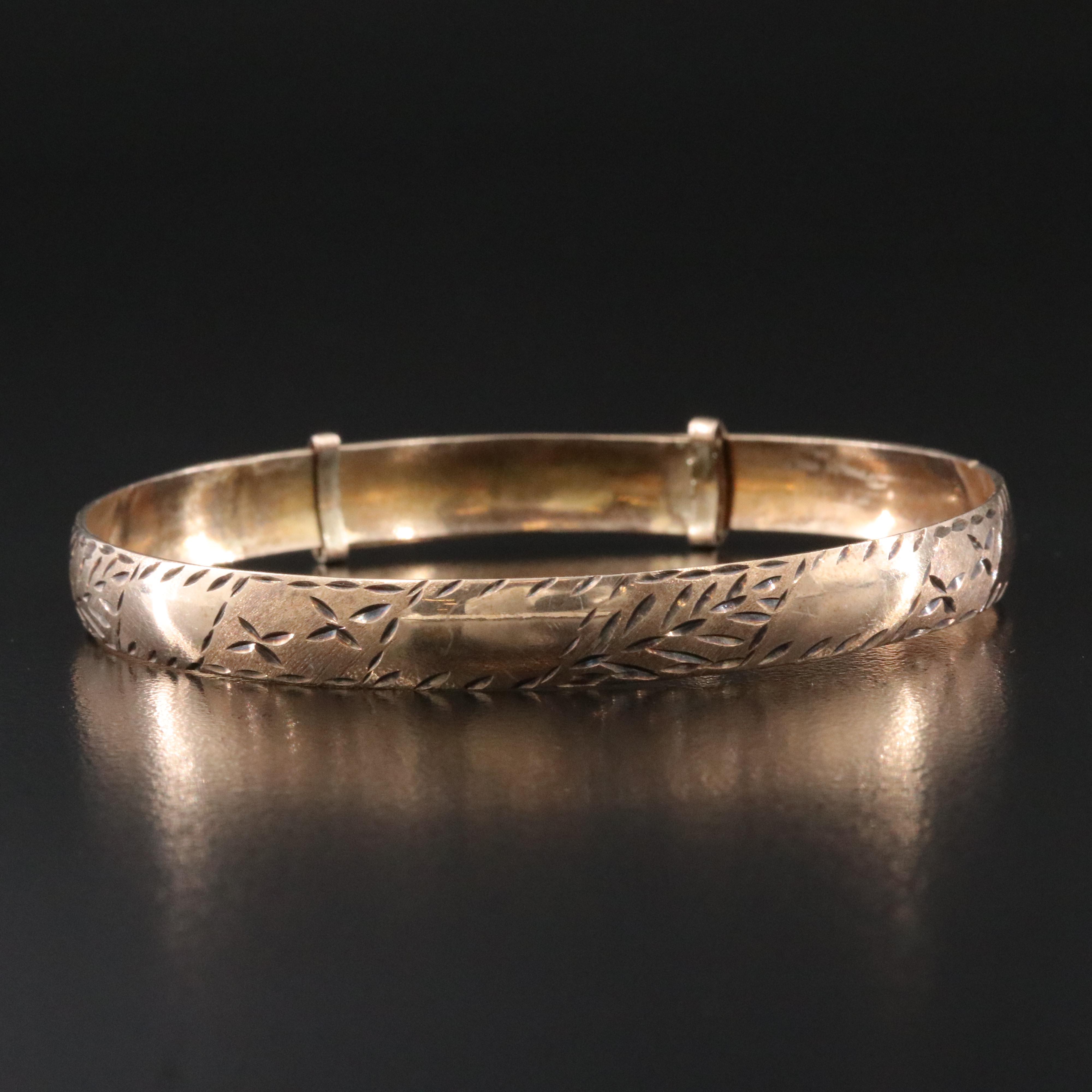 Vintage 10K Stampwork Bracelet